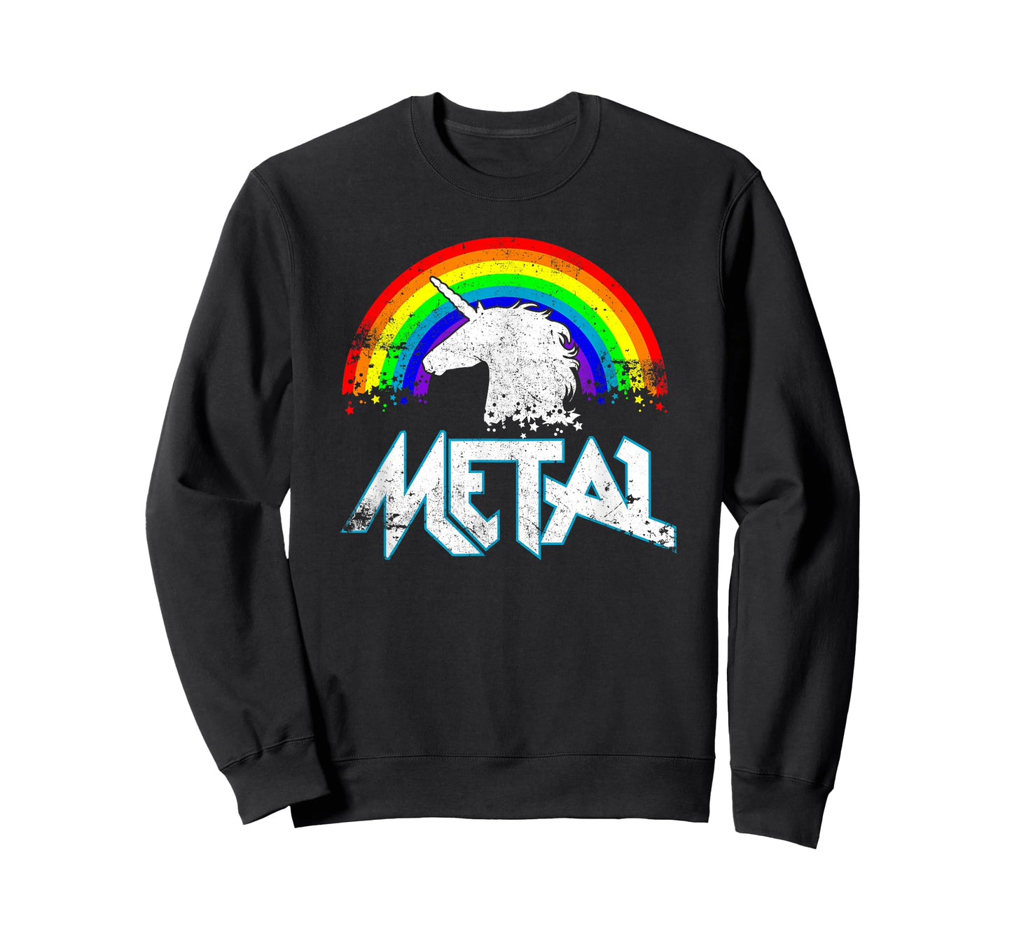 Metal Unicorn Funny Rocker Music Band Festival T Shirt Gift T-Shirt