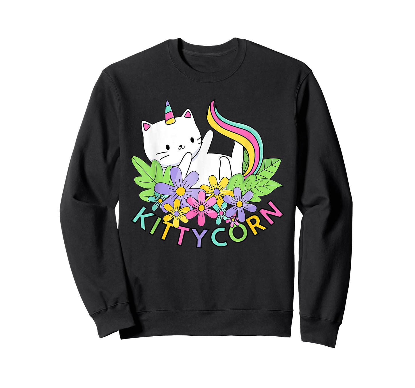 Rainbow Unicorn Cat Kittycorn T-Shirt