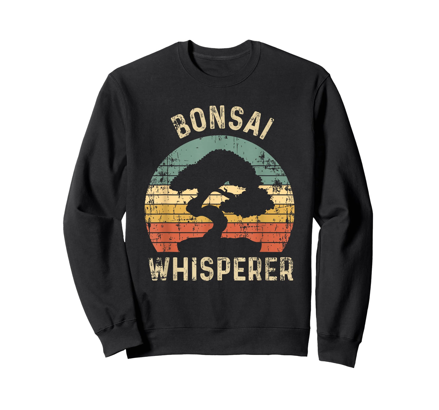 Bonsai Tree Whisperer Japanese Gardener Sunset Funny Gift T-Shirt