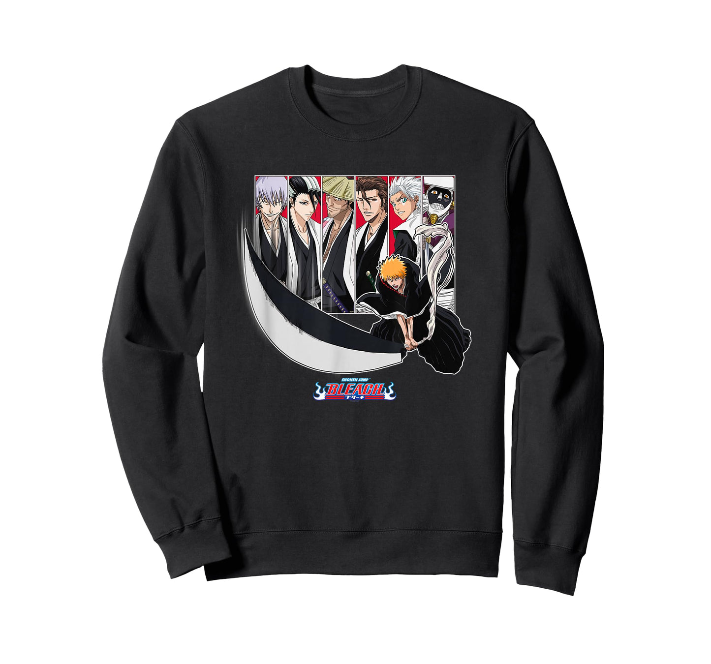 Bleach Ichigo Slash with Characters Anime T-Shirt
