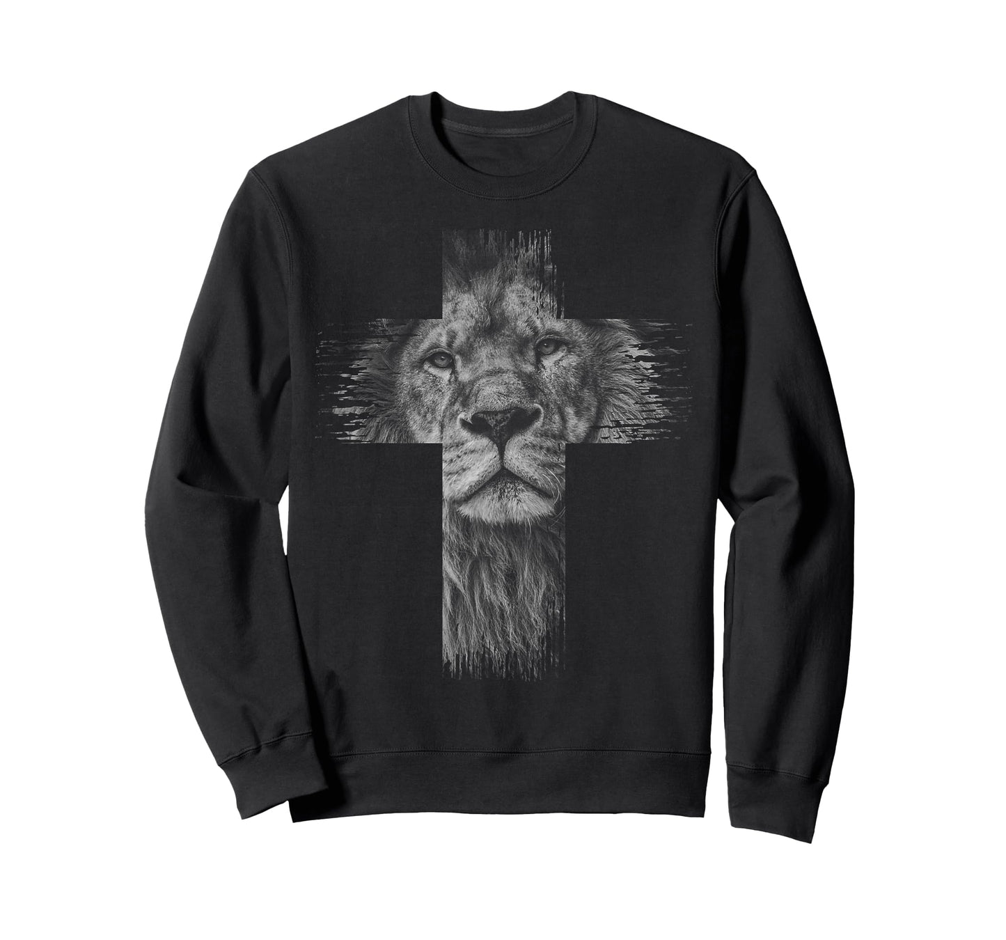 Christian Jesus Lion of Tribe Judah Cross Gift for Men Women T-Shirt