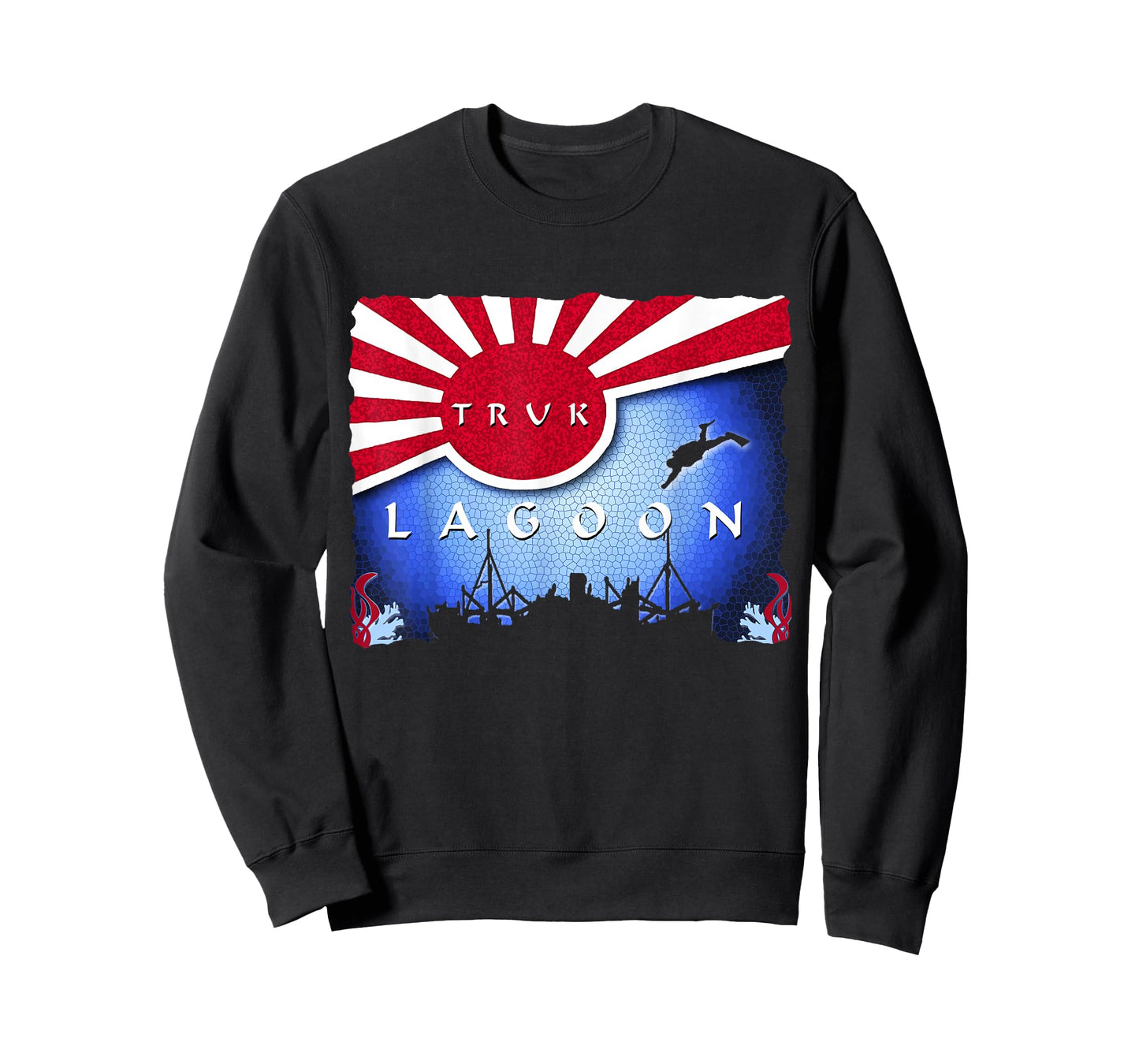 Truk Lagoon Japan Flag Wreck Dive Scuba Diving T-Shirt