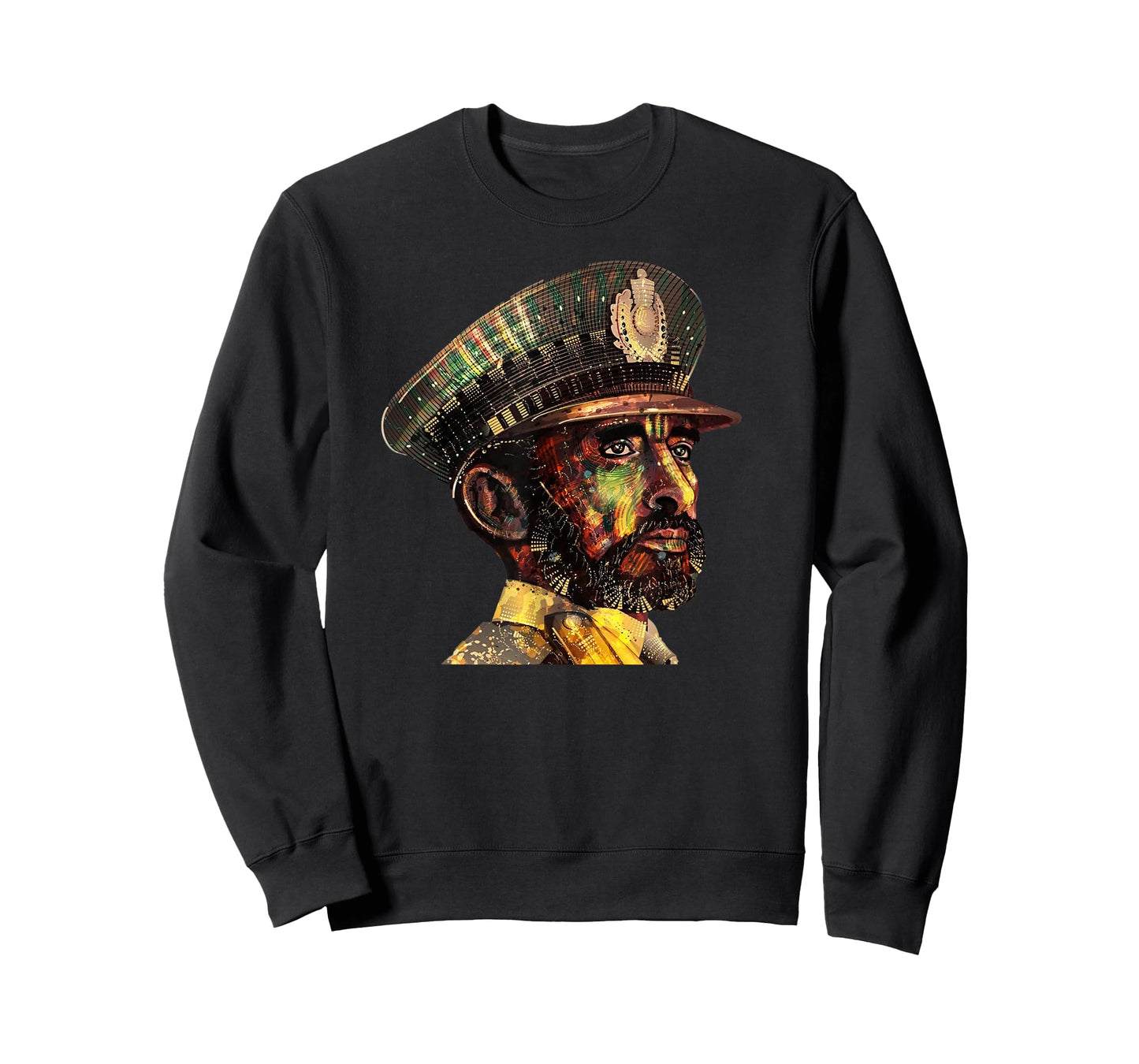 Ethiopian Visionary Emperor Haile Selassie Rasta Jamaican T-Shirt