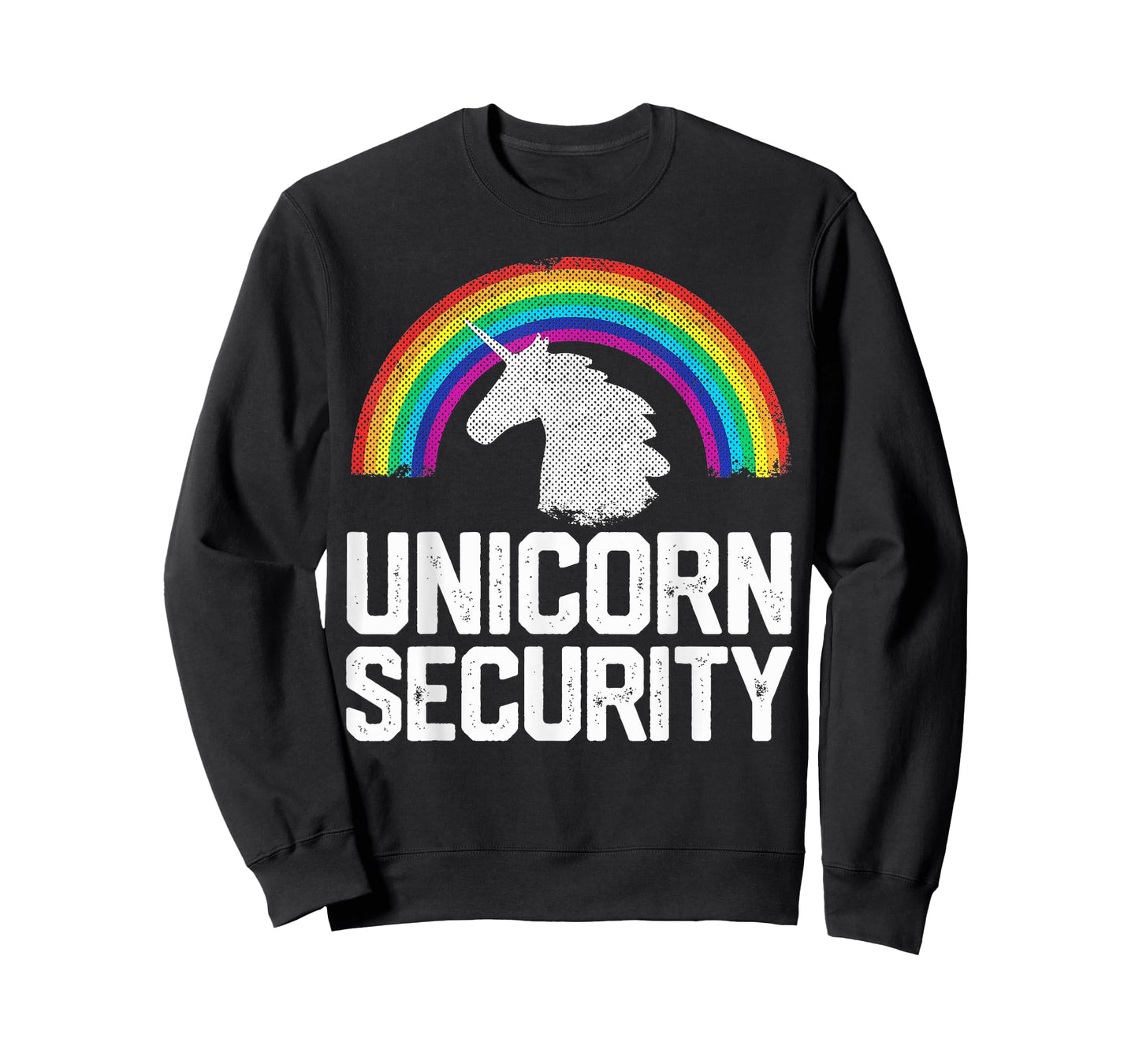 Unicorn Security Funny Rainbow Cute Halloween Costume Gift T-Shirt Small