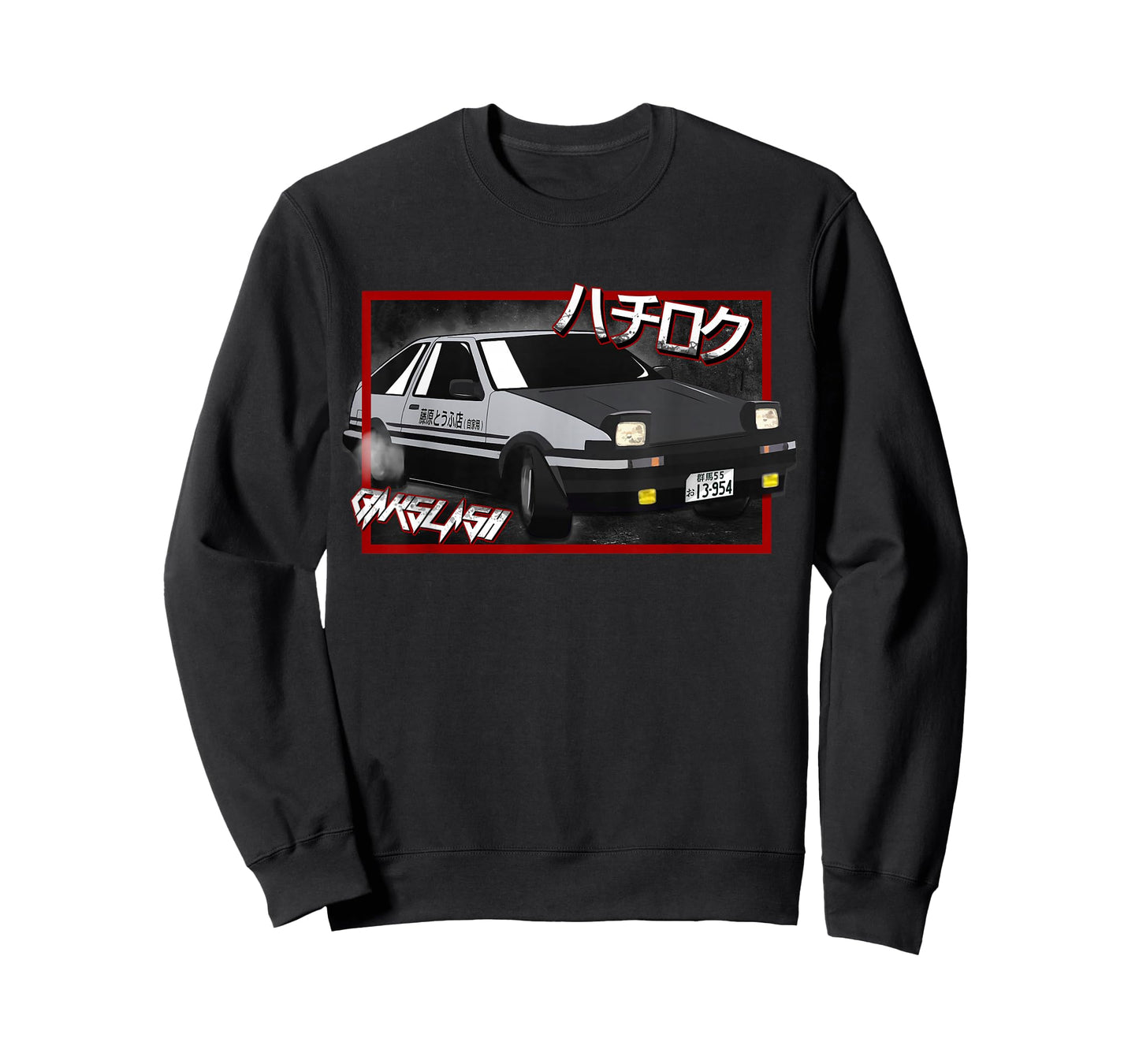 JDM Drift Anime Manga Car Hachiroku T-Shirt