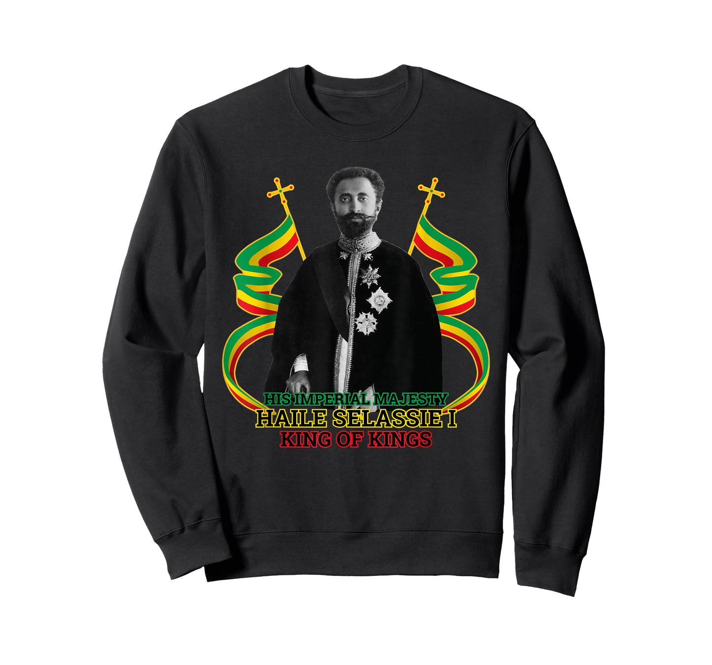 Ras Tafari His Imperial Majesty Haile Selassie T-Shirt