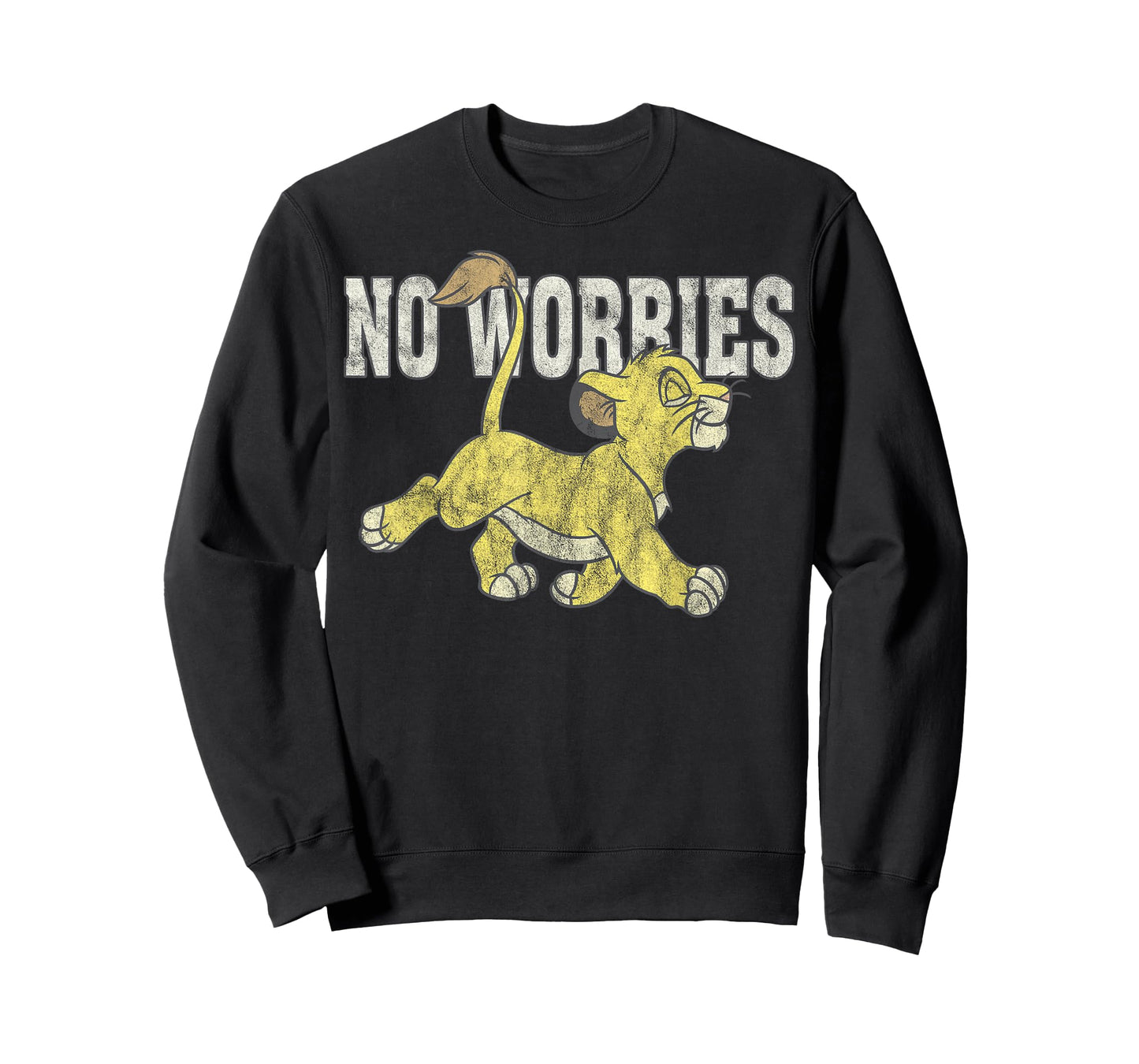 Disney The Lion King Simba No Worries Simple T-Shirt