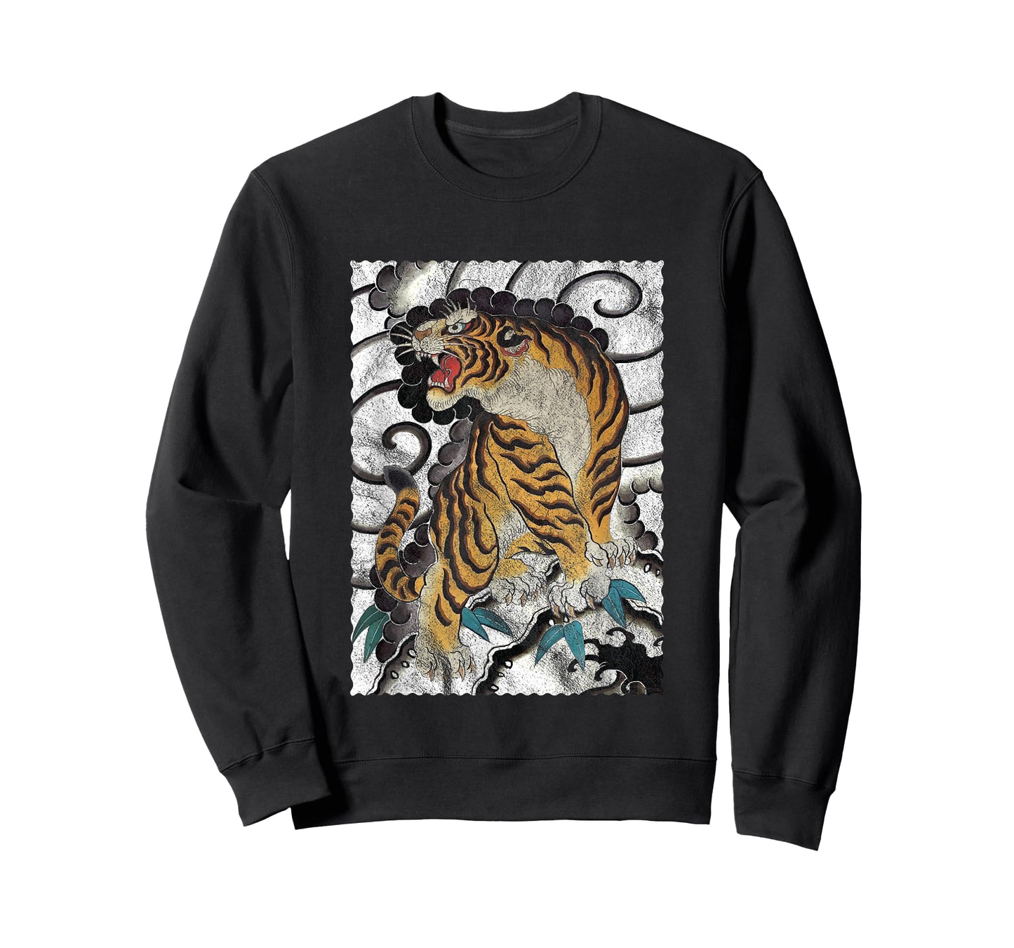 Tattoo Style Traditional Japanese Tiger T-Shirt