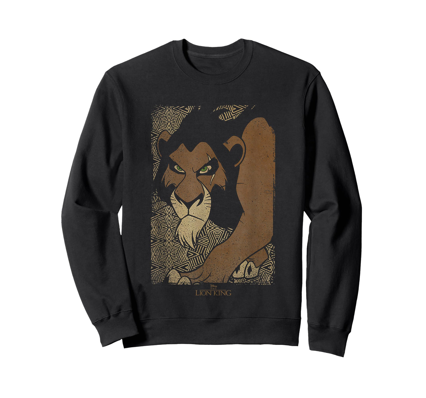 Disney The Lion King Scar Tribal Prowl Distressed T-Shirt