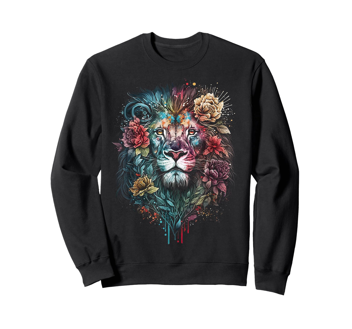 Lion colorful lions From Africa Day of the Dead T-Shirt