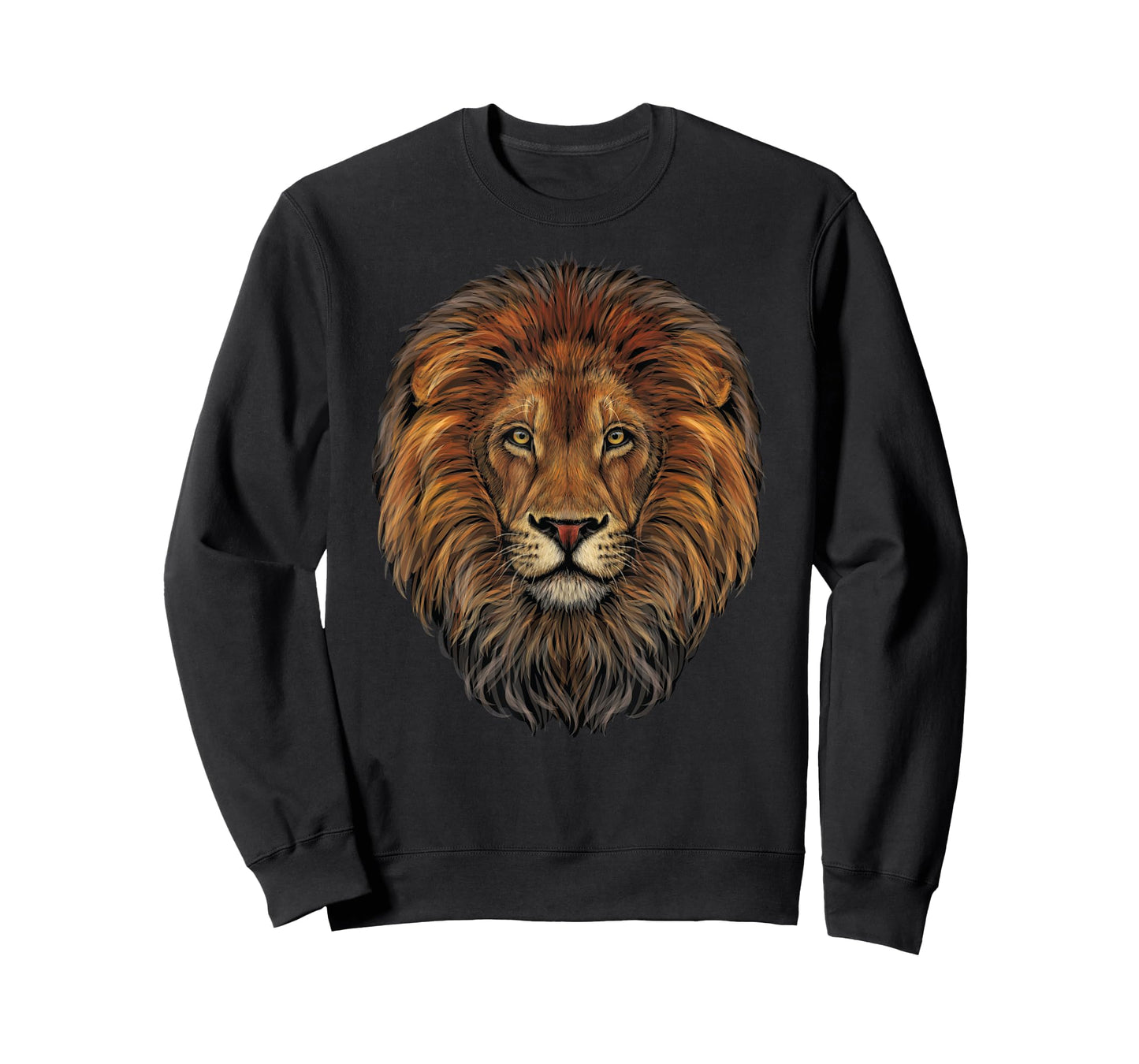 Lion Head Realistic for Lovers of Lions King African Animal T-Shirt