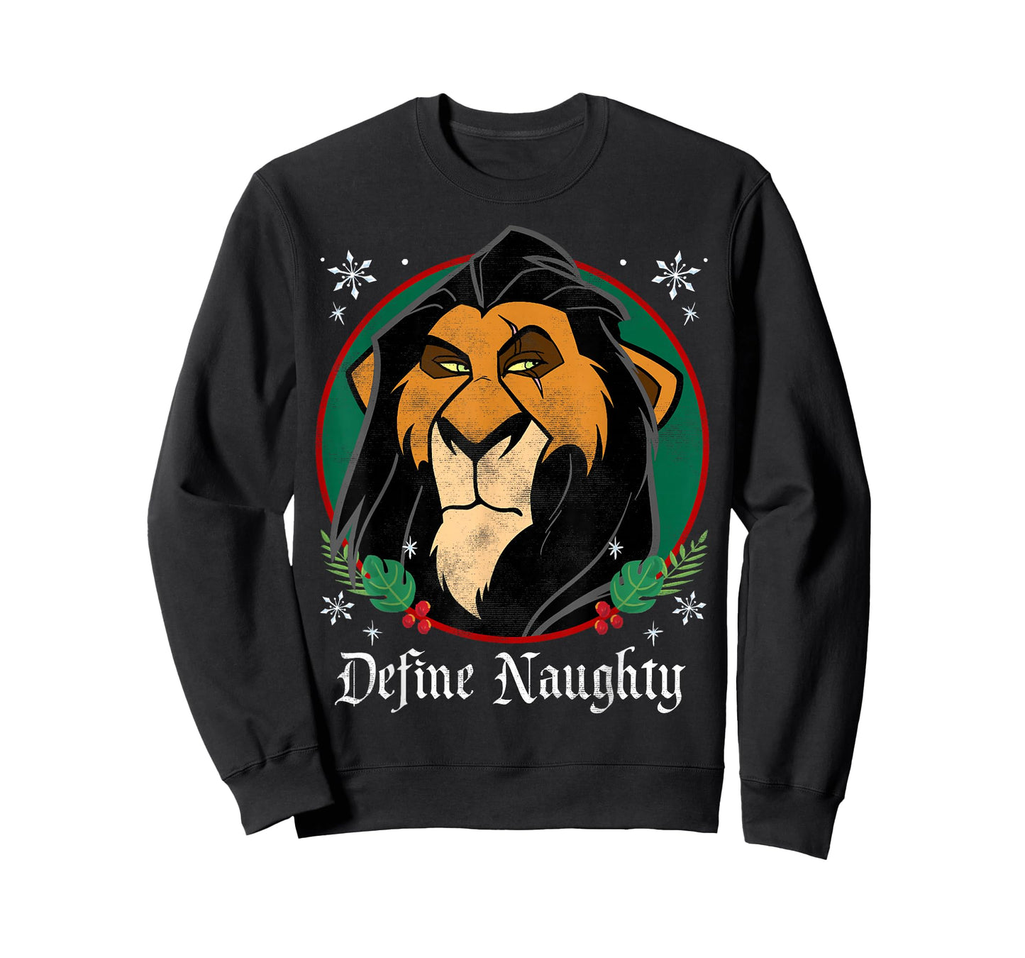 Disney The Lion King Scar Define Naughty Christmas T-Shirt