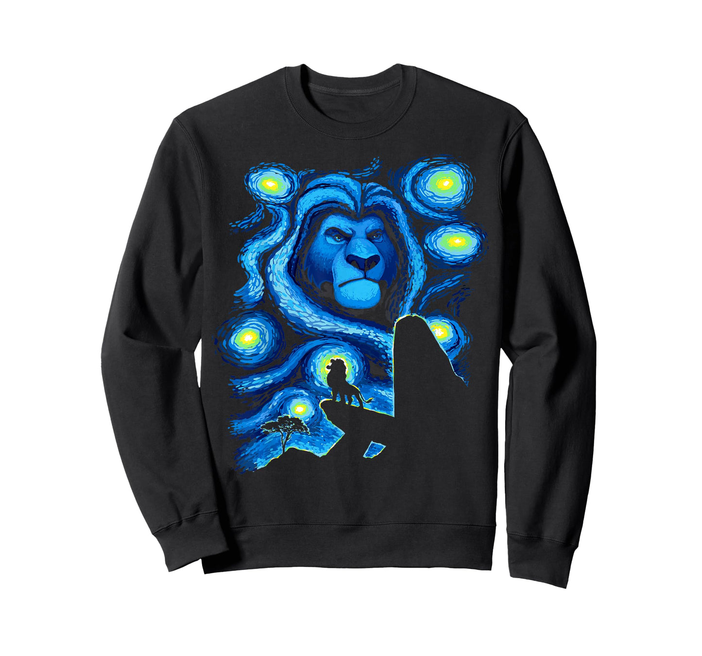 Disney The Lion King Mufasa Starry Night Pride Rock T-Shirt