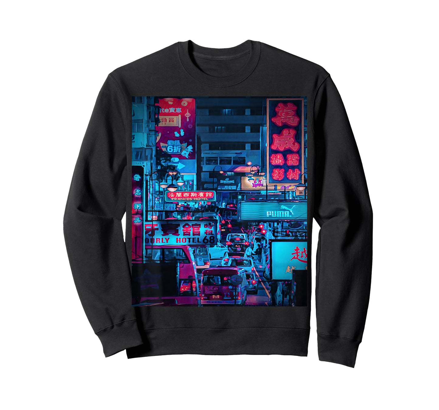 Cyberpunk Clothing, Hong Kong Cyberpunk Cyberpunk Streetwear T-Shirt