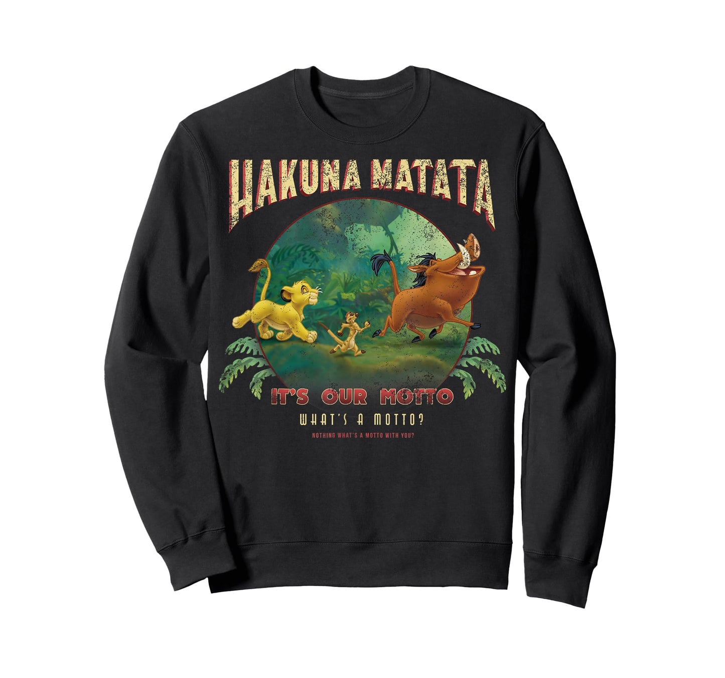 Disney Lion King Hakuna Matata Motto Simba Timon Pumbaa T-Shirt