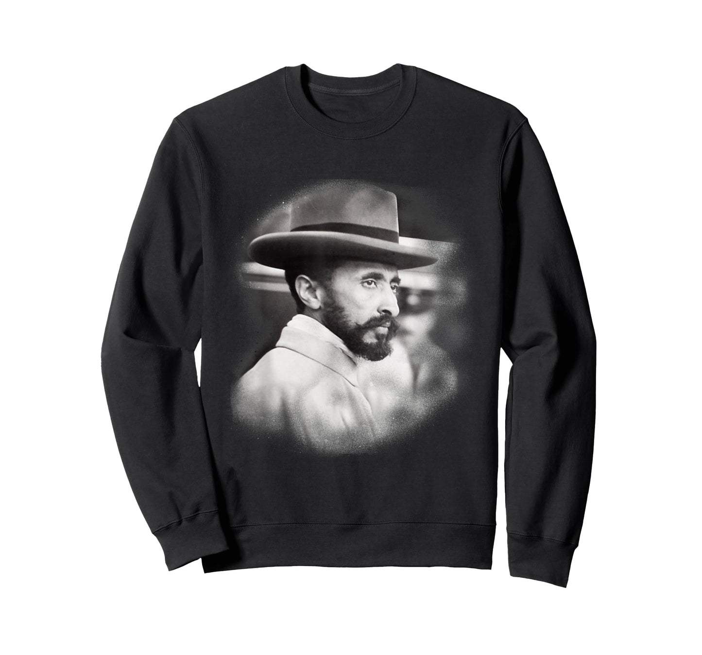 Selassie shirt Ethiopian Emperor Haile Selassie Face T shirt T-Shirt