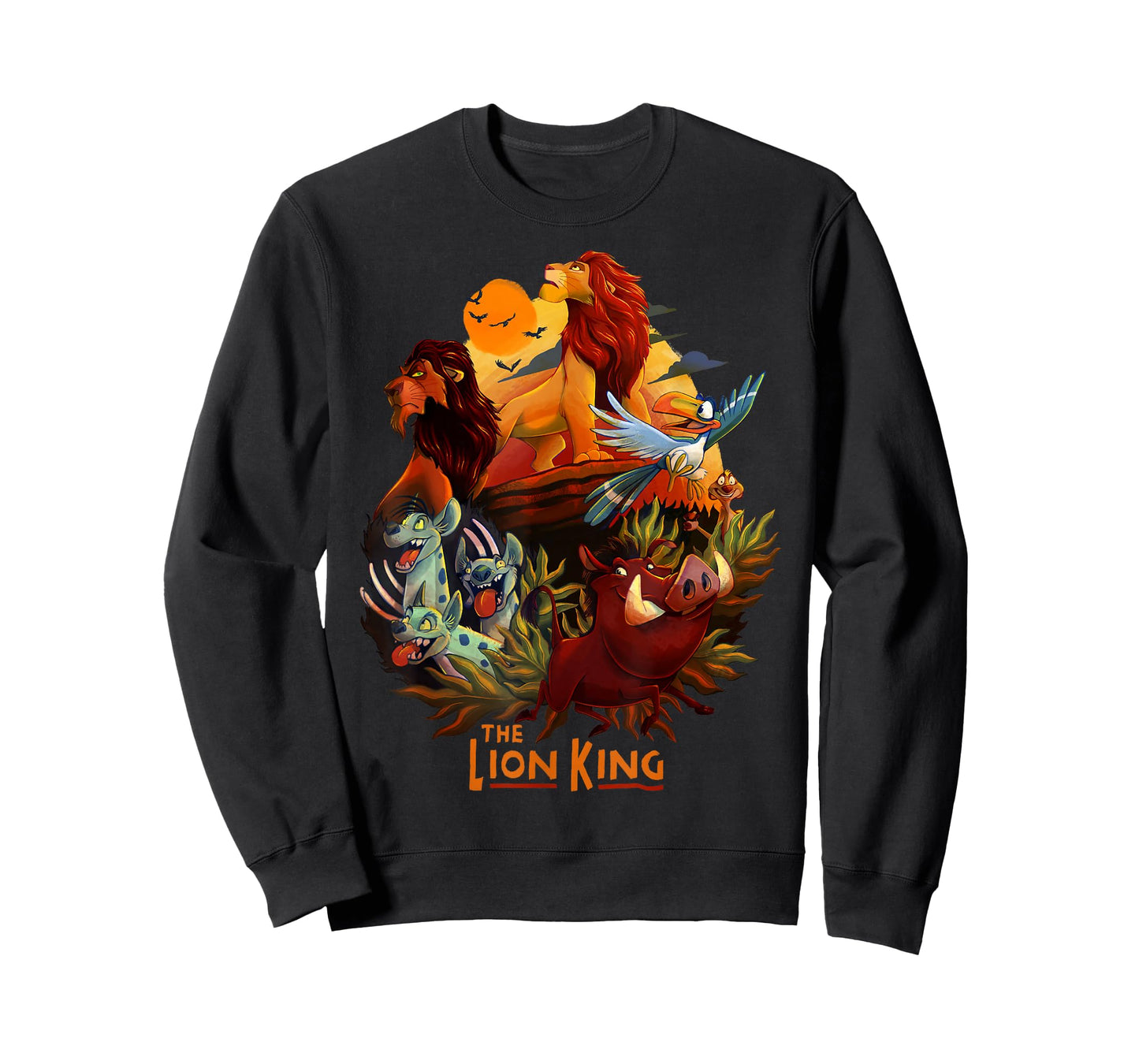 Disney Lion King Main Cast Poster Graphic T-Shirt T-Shirt