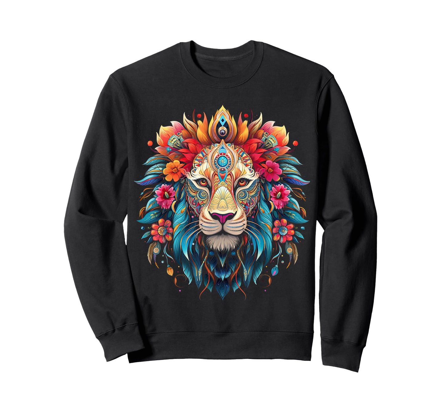 Lion colorful lions From Africa Day of the Dead T-Shirt