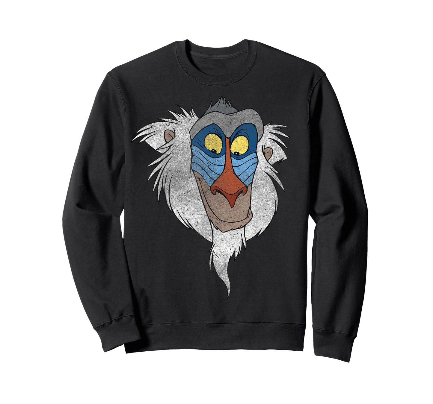 Disney The Lion King Rafiki Big Face Distressed Portrait T-Shirt
