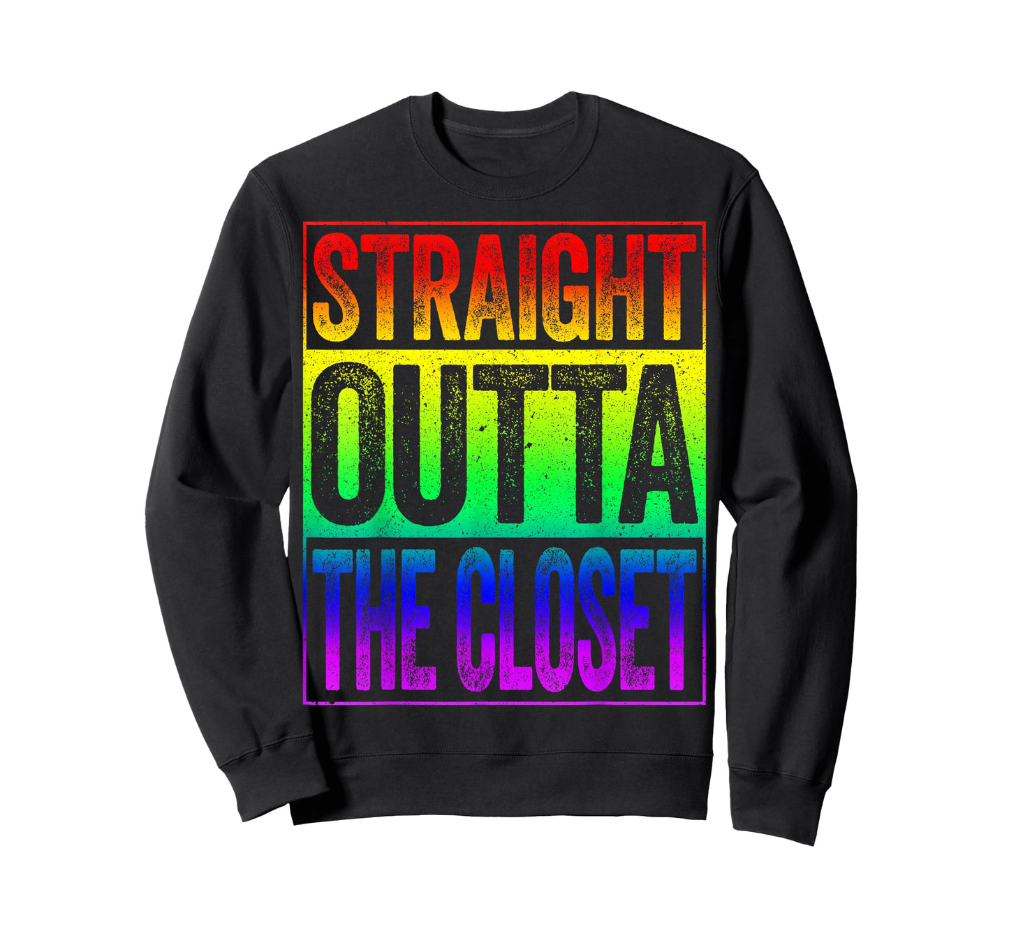 Straight Outta The Closet Shirt LGBT Pride T-Shirt