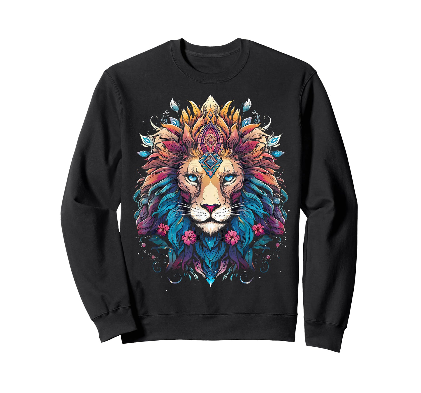 Lion colorful lions From Africa Day of the Dead T-Shirt