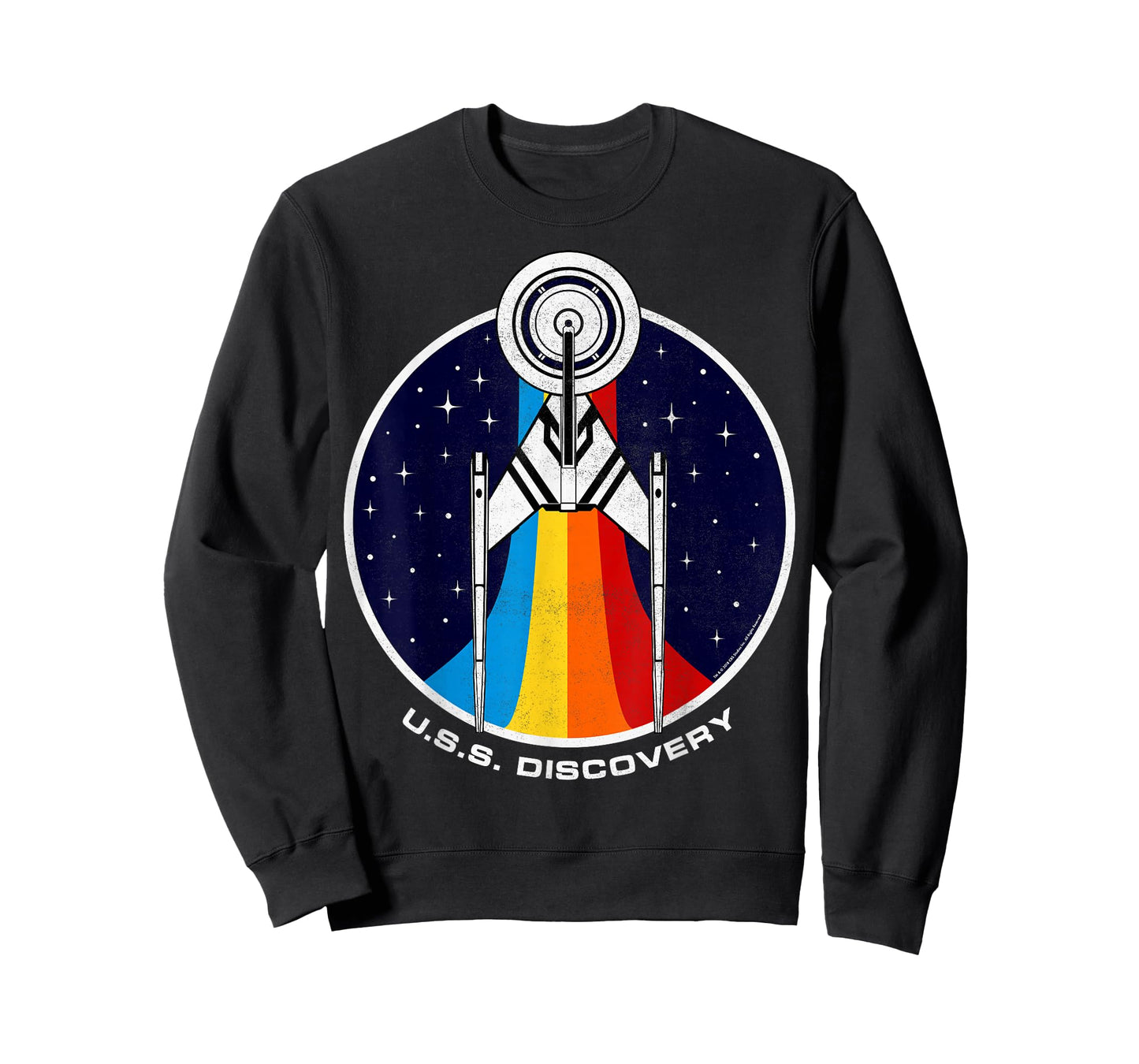 Star Trek Discovery Rainbow Stars Badge T-Shirt