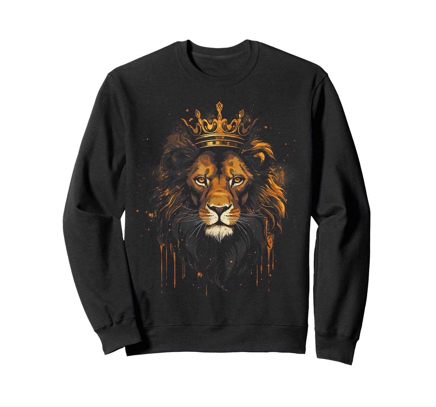 Lion Africa Crown Artwork T-Shirt