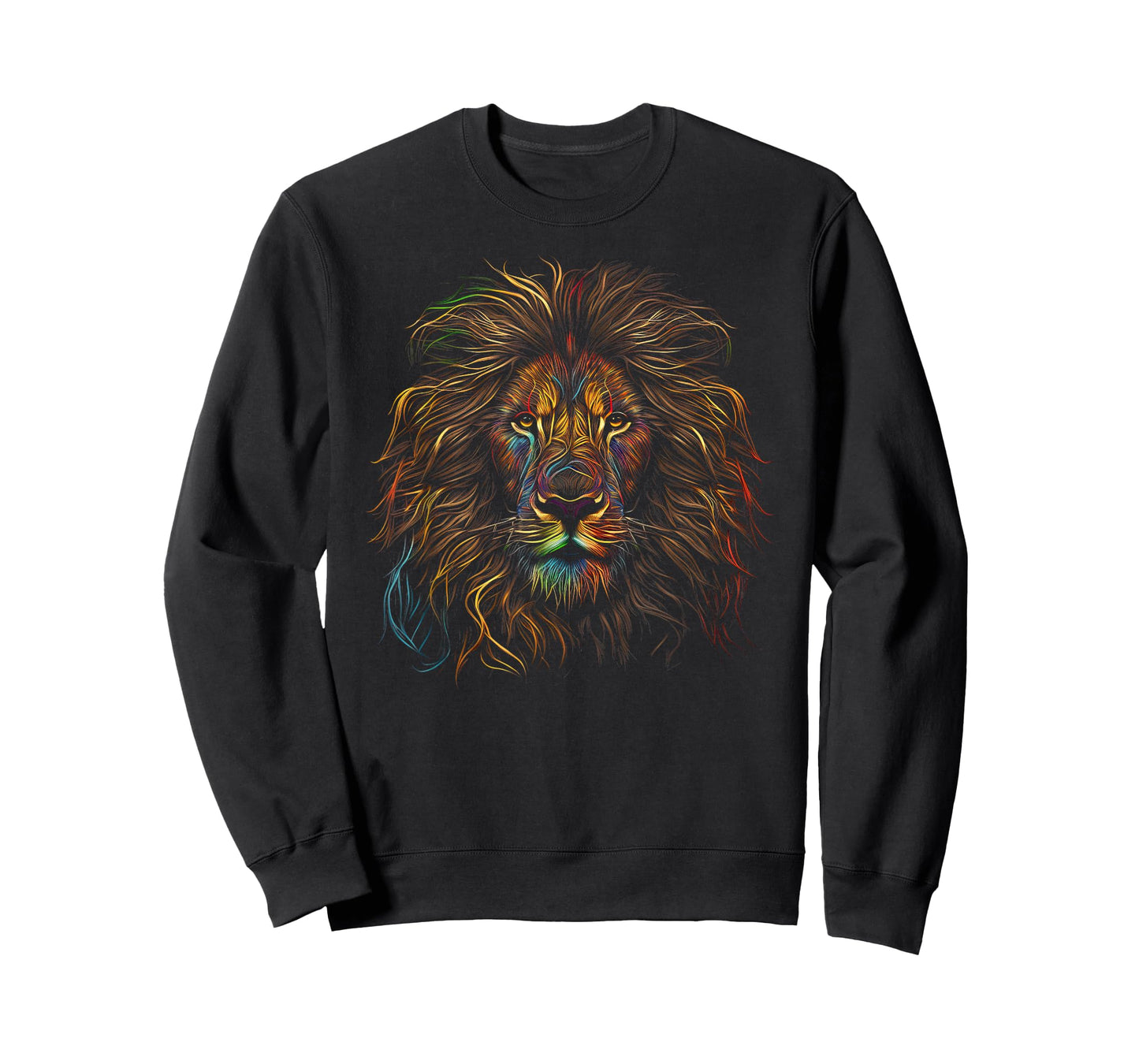 Lion Colorful Lions King of Animals from Africa T-Shirt