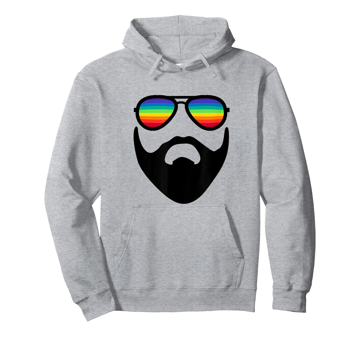 Beard with Rainbow Sunglasses T-Shirt
