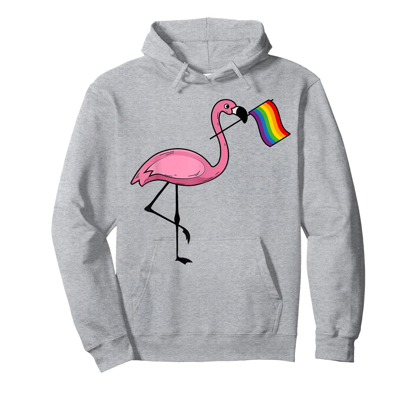 Flamingo LGBT Flag Shirt | Cool Gay Rights Supporters Gift