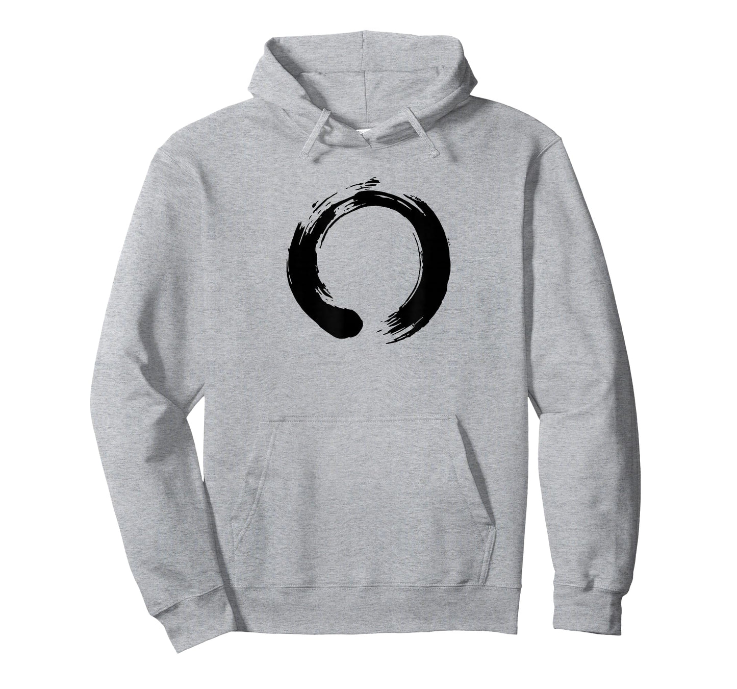 Black Enso Zen Circle Calligraphy Shirt T-Shirt