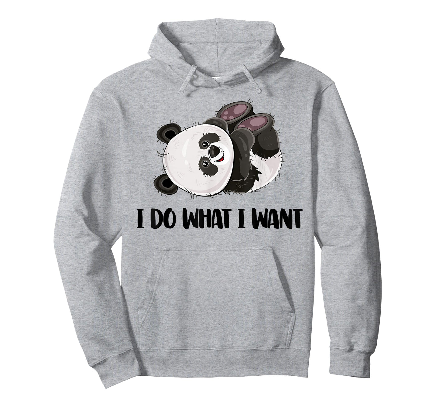 Funny Panda - I Do What I Want Cute Panda Bear T-Shirt Small