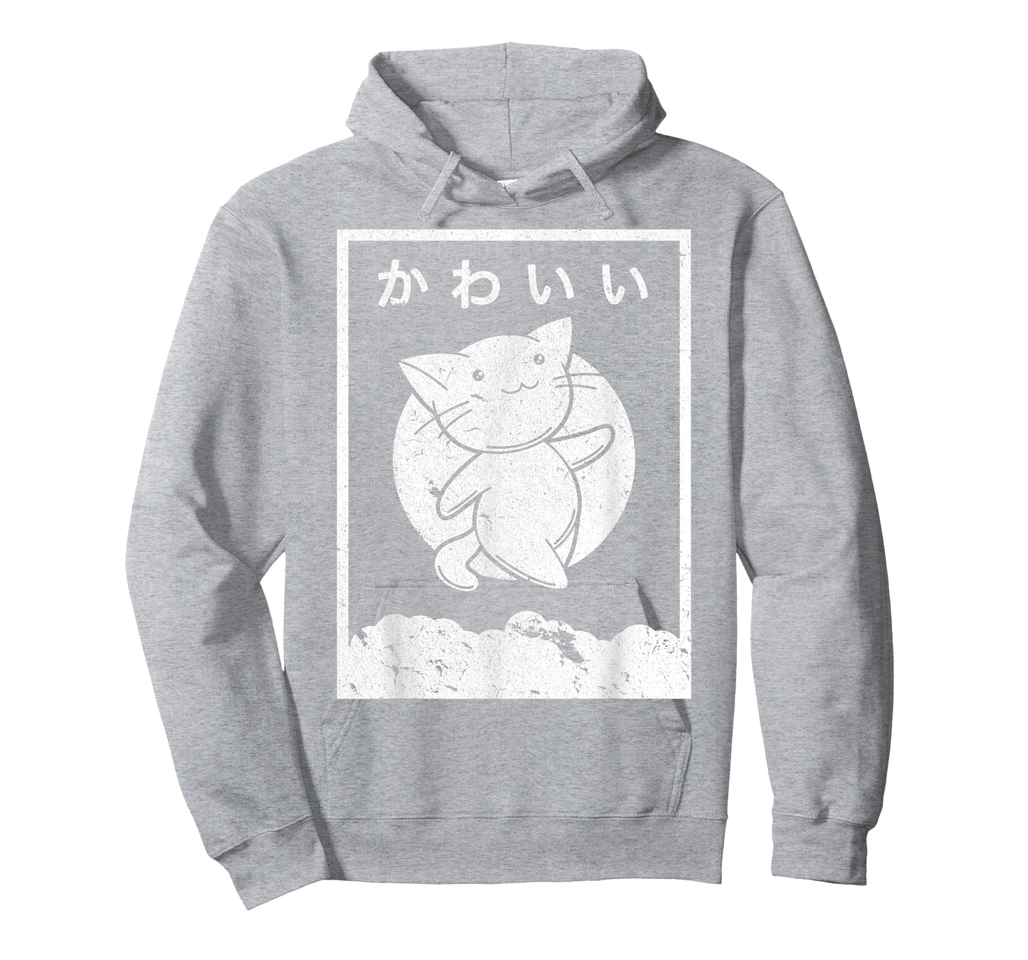 Kawaii Cat Shirt. Retro Style Anime T-Shirt