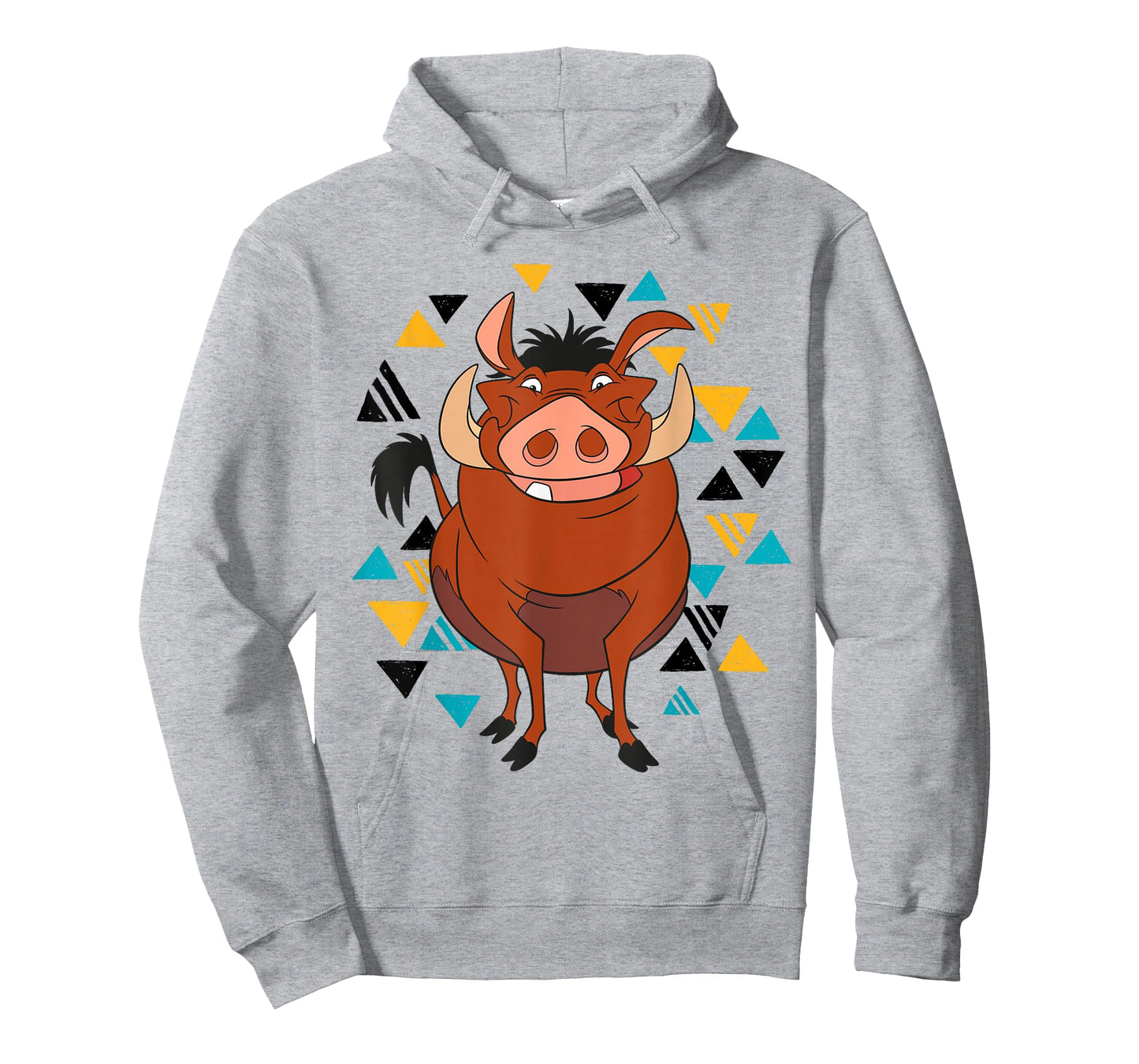 Disney The Lion King Pumbaa 90s Triangles T-Shirt T-Shirt