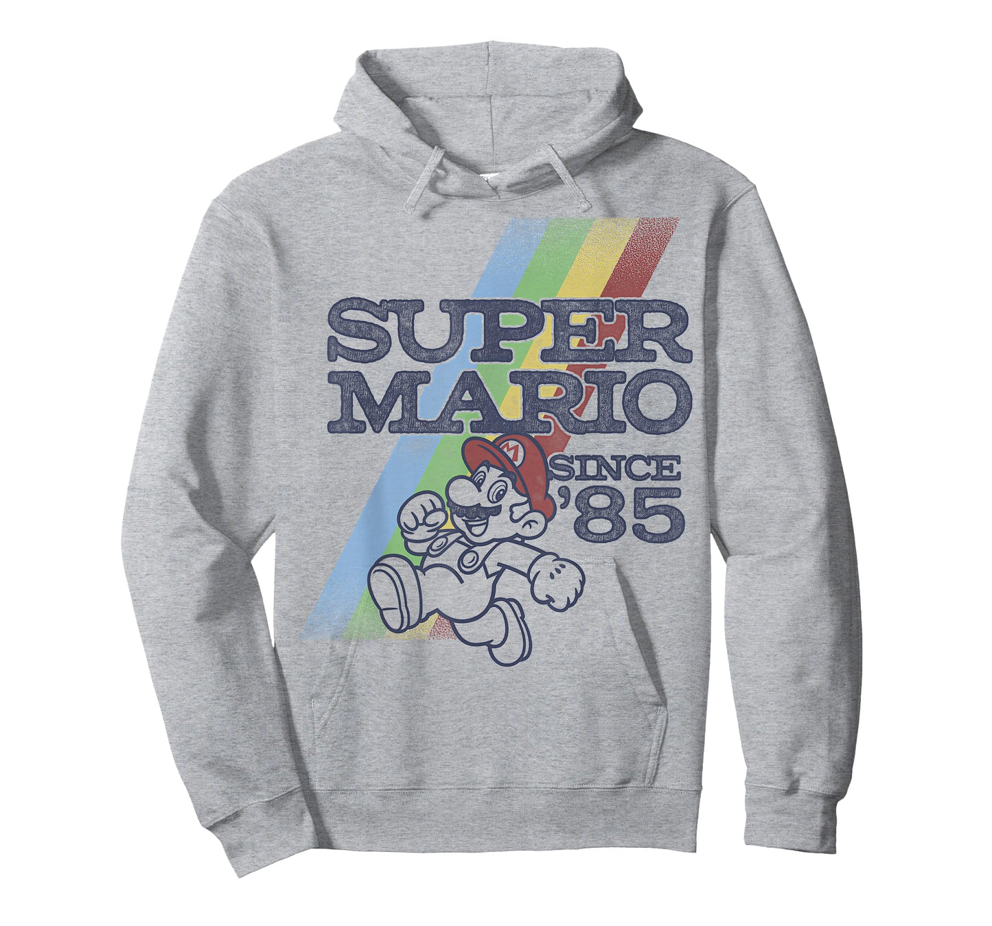 Nintendo Super Mario Retro Rainbow '85 Graphic T-Shirt T-Shirt