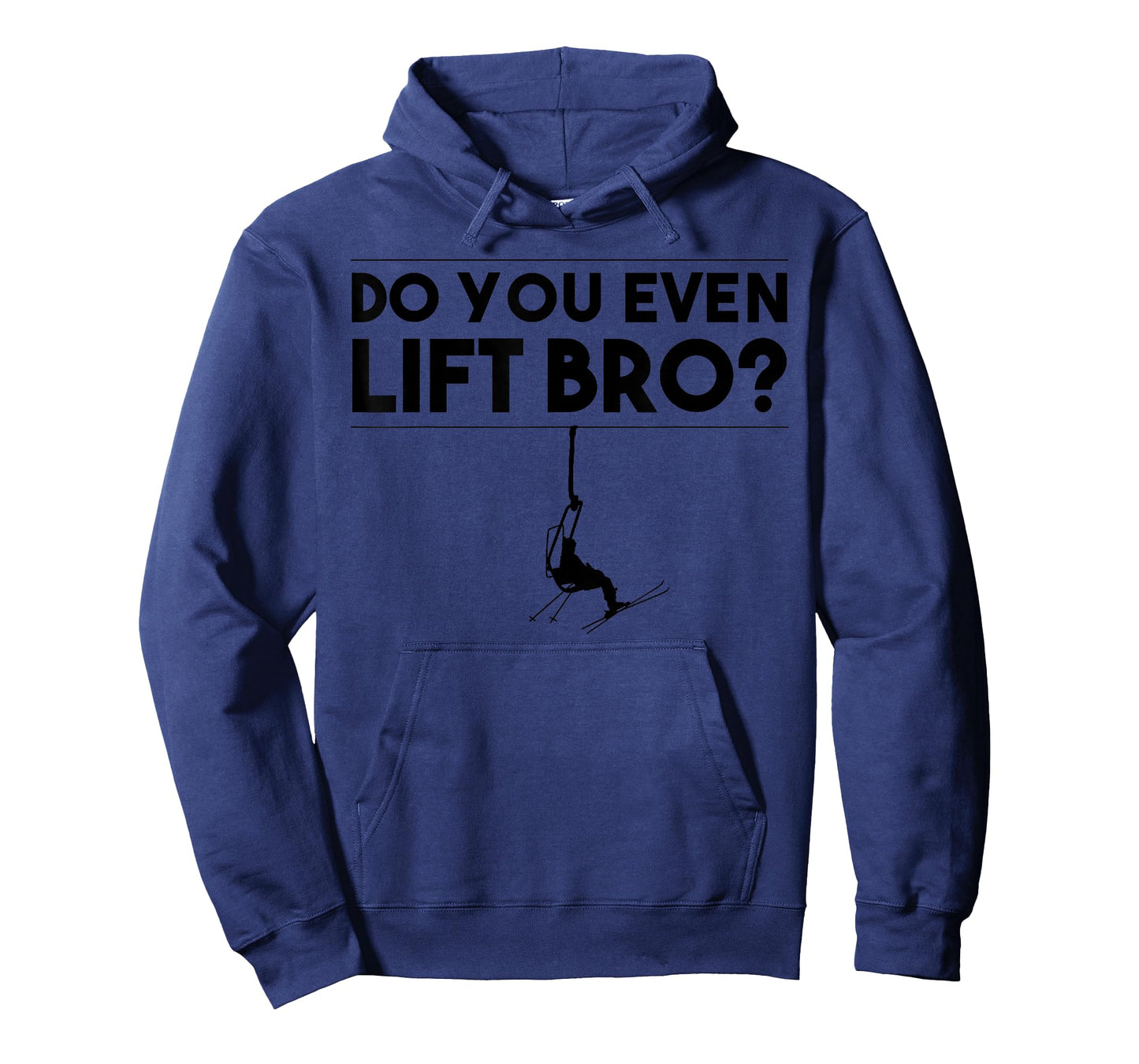 Funny Do You Even Lift Bro Gift | Cute Skiing Lover Men Boys T-Shirt