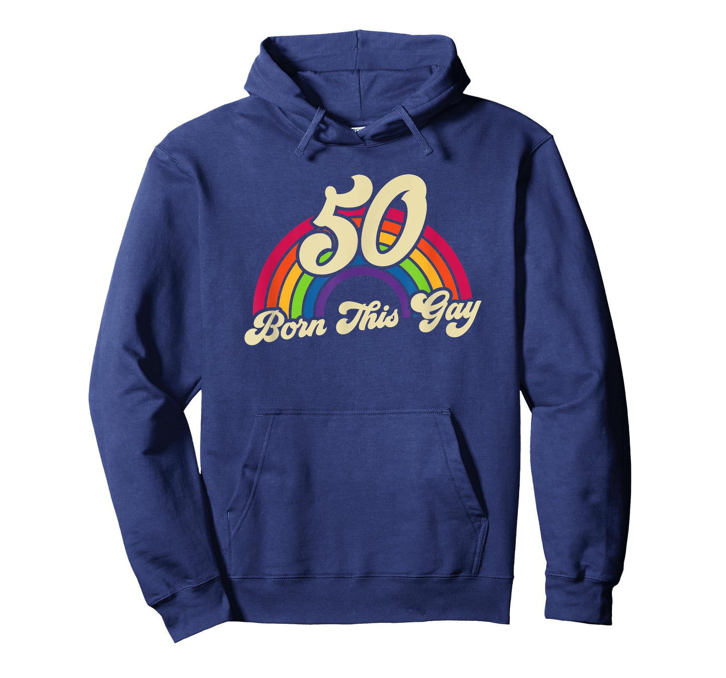 Born This Gay Rainbow 50th Birthday Gay Pride T-Shirt