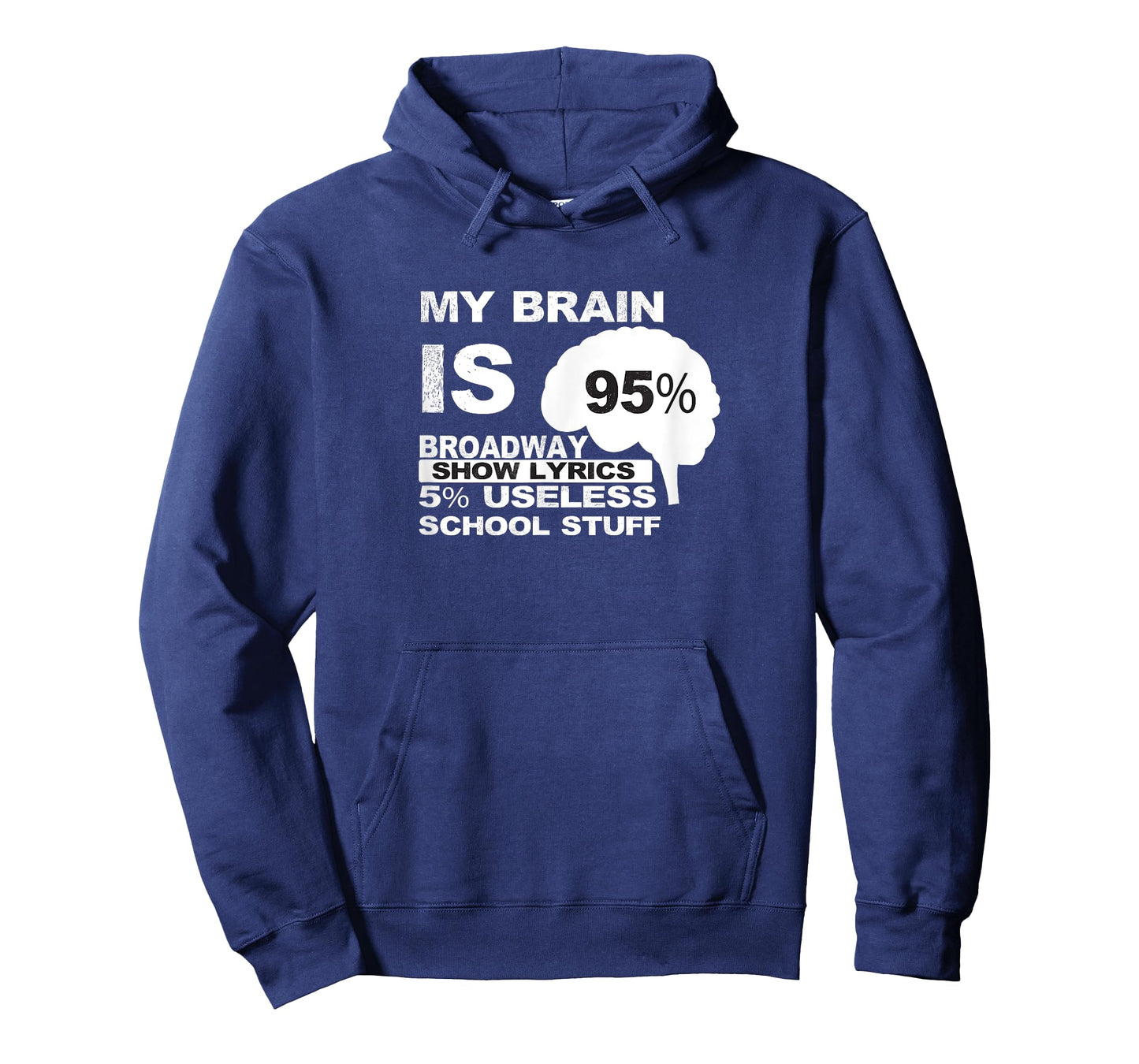 My Brain is 95% Broadway Lyrics TShirt| Fun Theatre Acting T