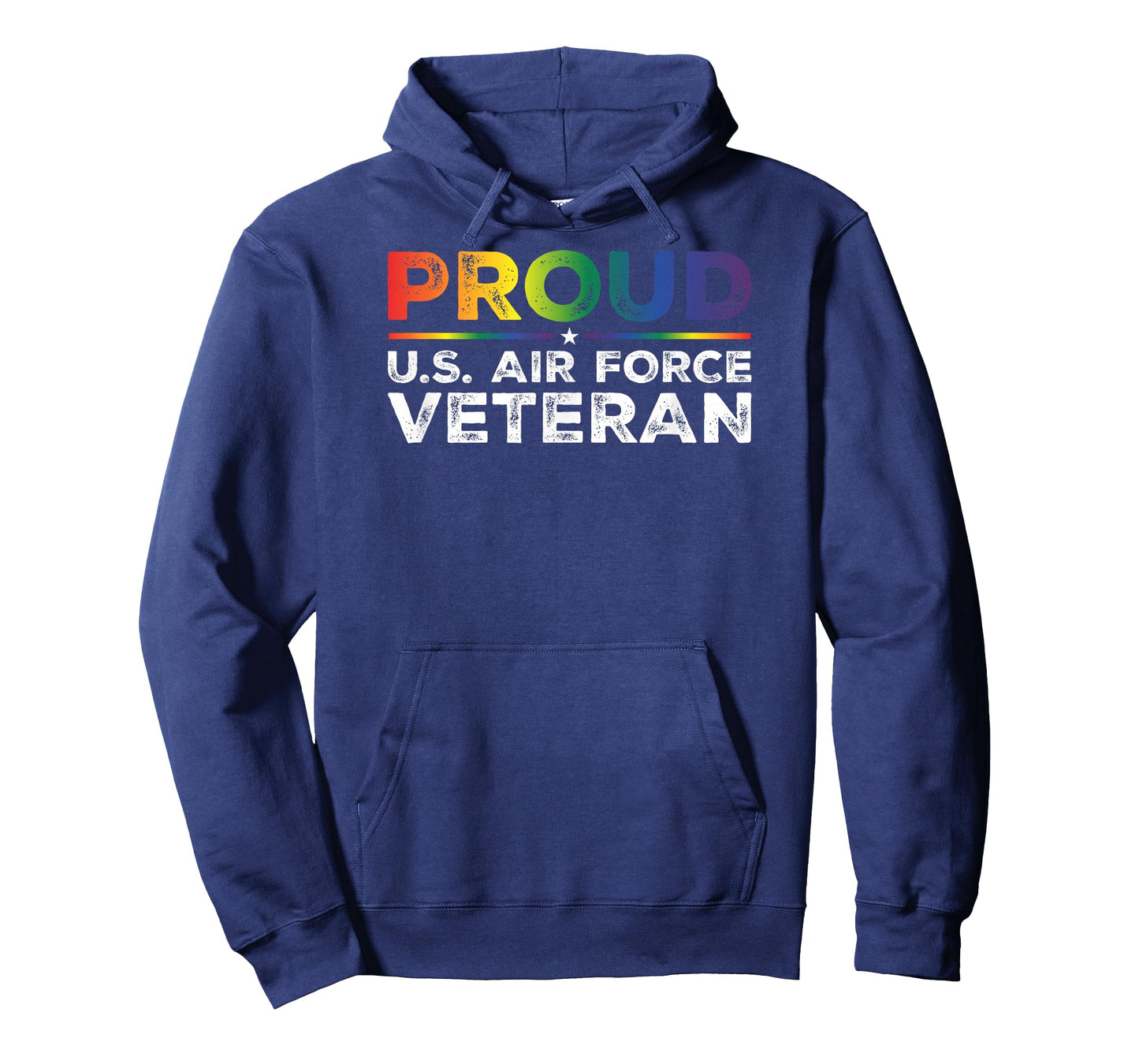 Proud U.S. Air Force Veteran Gay Proud Rainbow Flag T-Shirt
