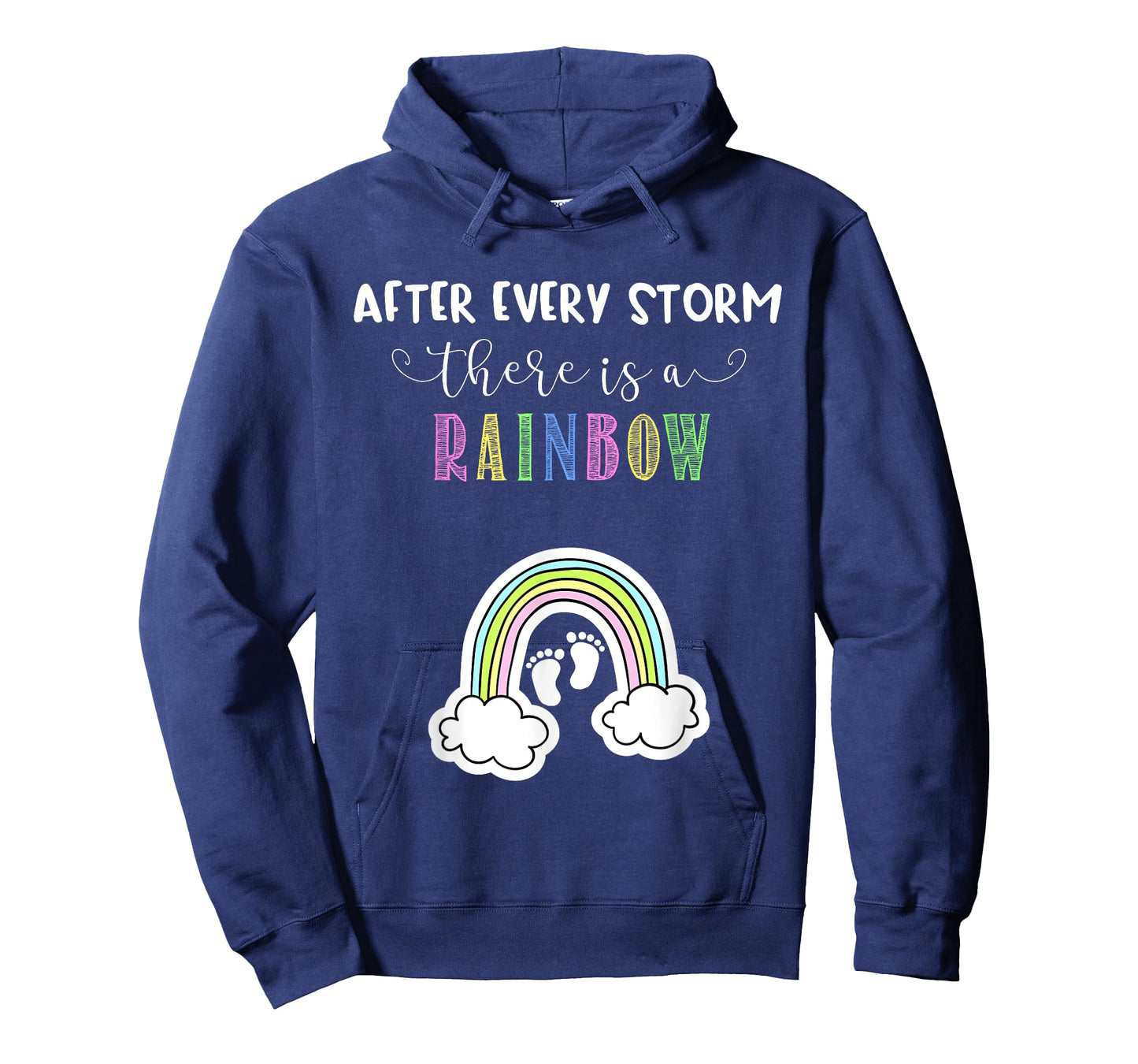 Pregnancy Announcement for Rainbow Baby After Storm Pregnant T-Shirt