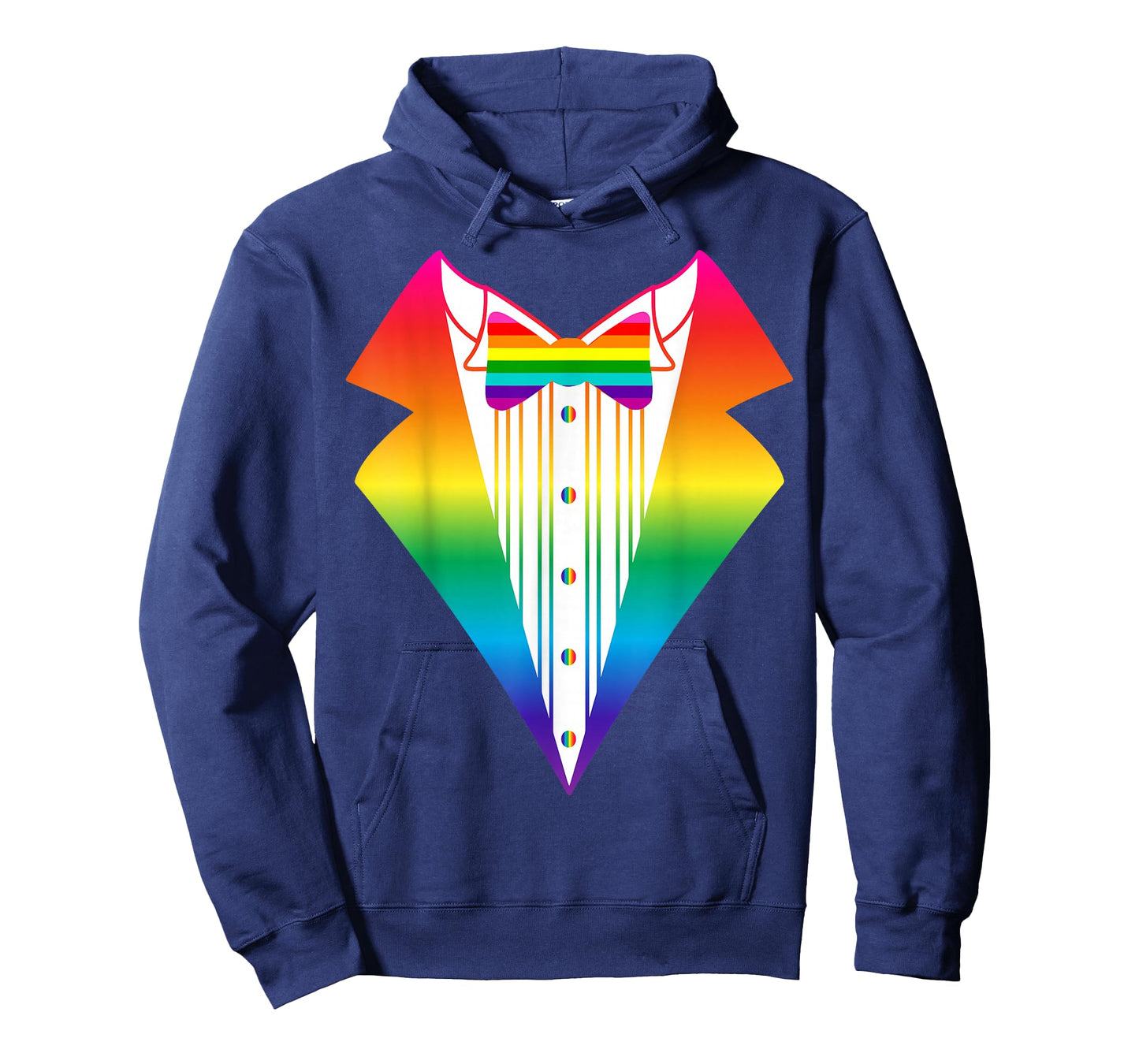 LGBT Tuxedo | Rainbow LGBTQI Tux Pride T-Shirt T-Shirt