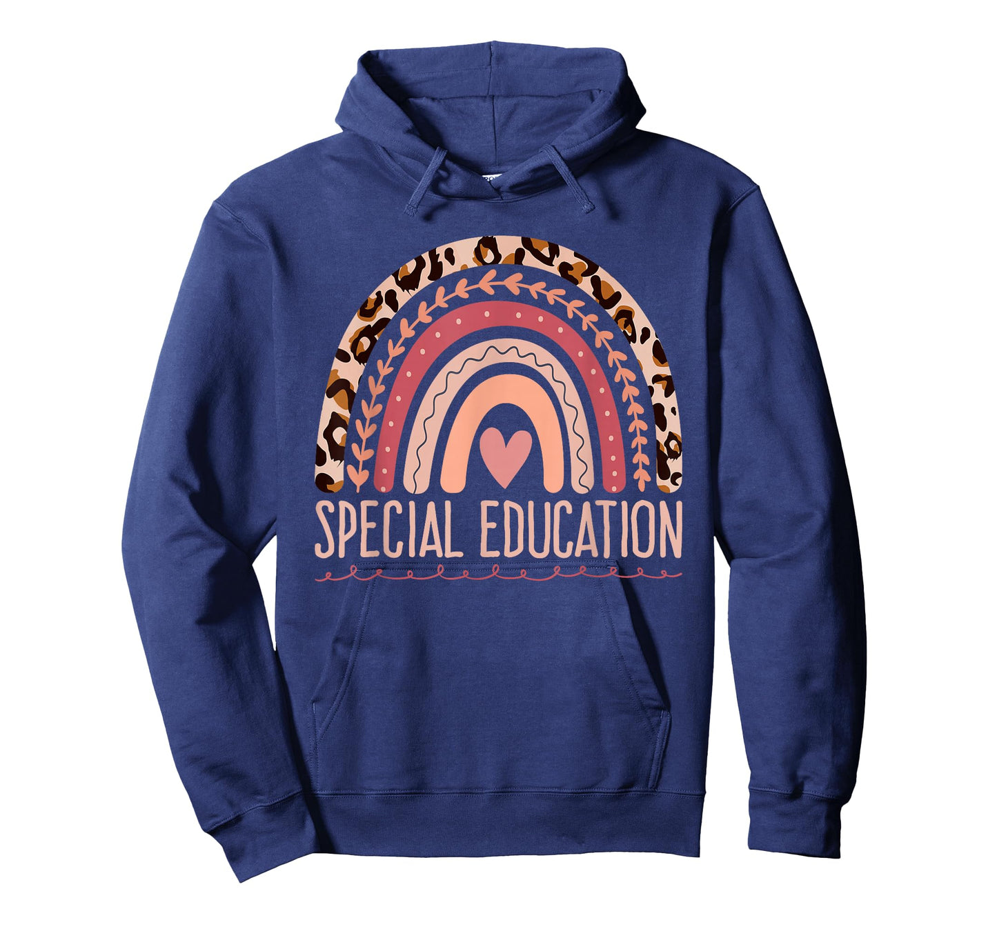 Special Education Shirt Teacher SPED Leopard Boho Rainbow T-Shirt