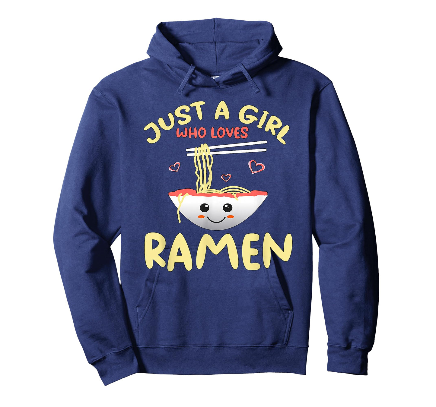 Just A Girl Who Loves Ramen Cute Noodles Bowl Gift T-Shirt