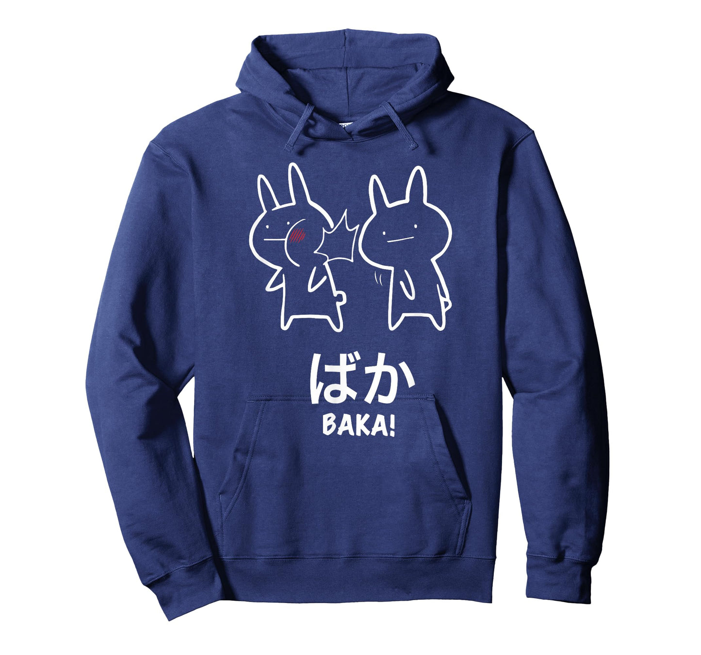 Original Funny Anime Baka Rabbit Slap Design Baka Japanese T-Shirt