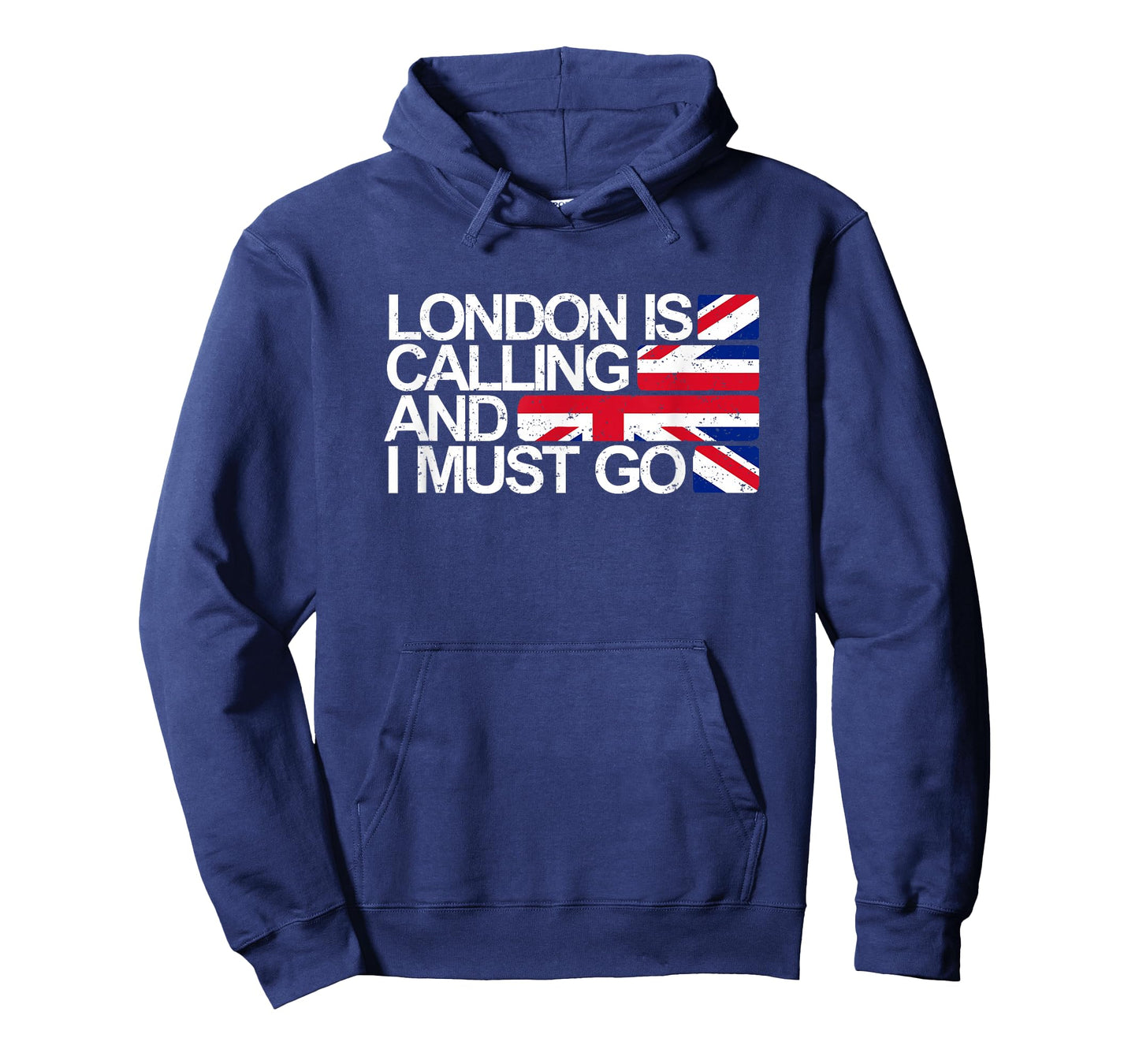 London is Calling and I Must Go Union Jack Flag T Shirt T-Shirt