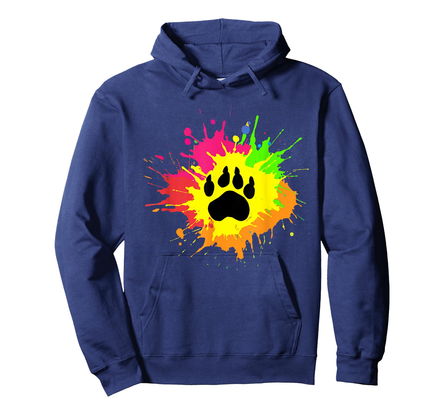 Furry Shirt Rainbow Bear Fursona Wolf Paw Print Gifts T-Shirt