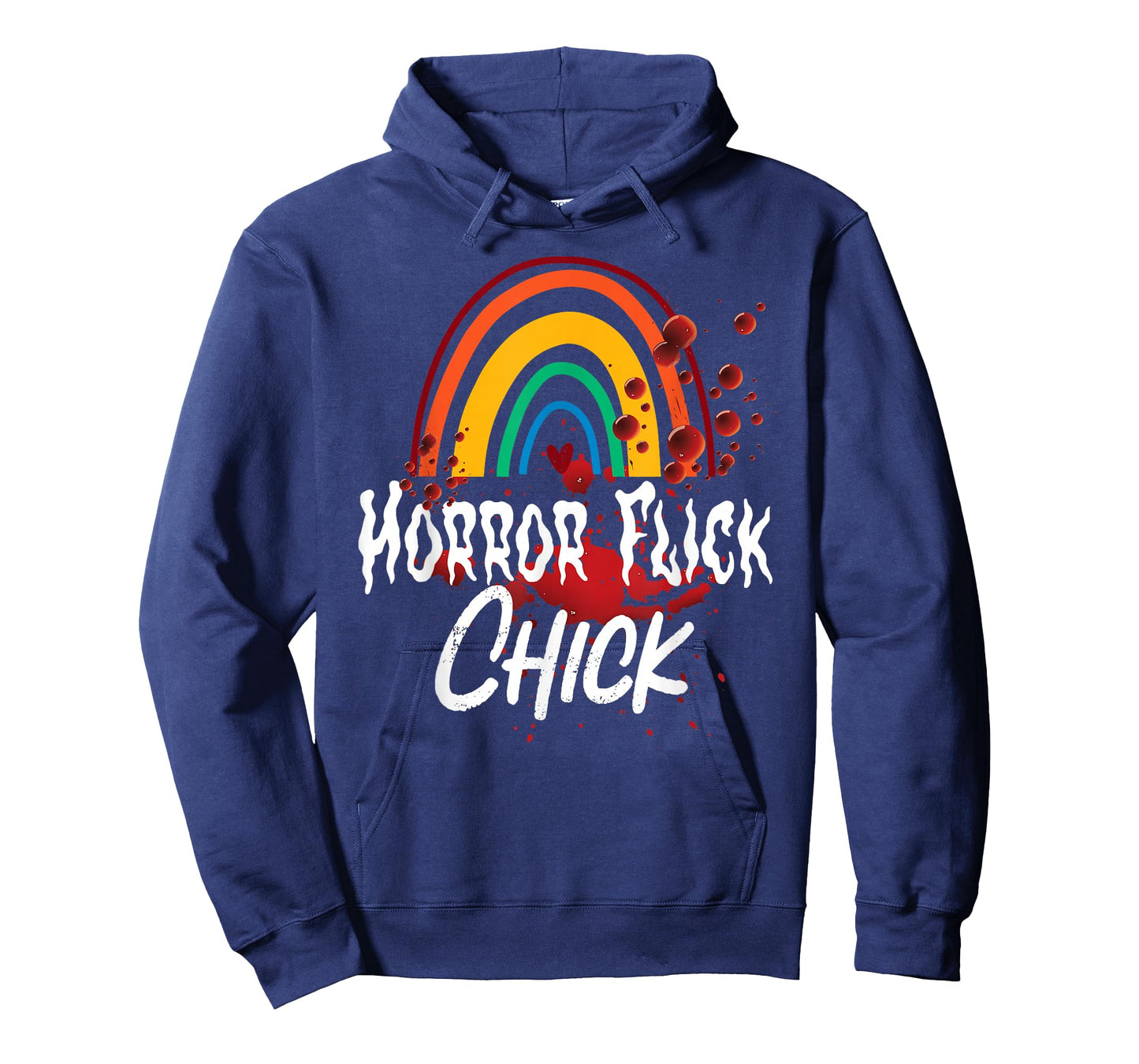 Scary Horror Movie Rainbow Blood Horror Flick Chick T-Shirt