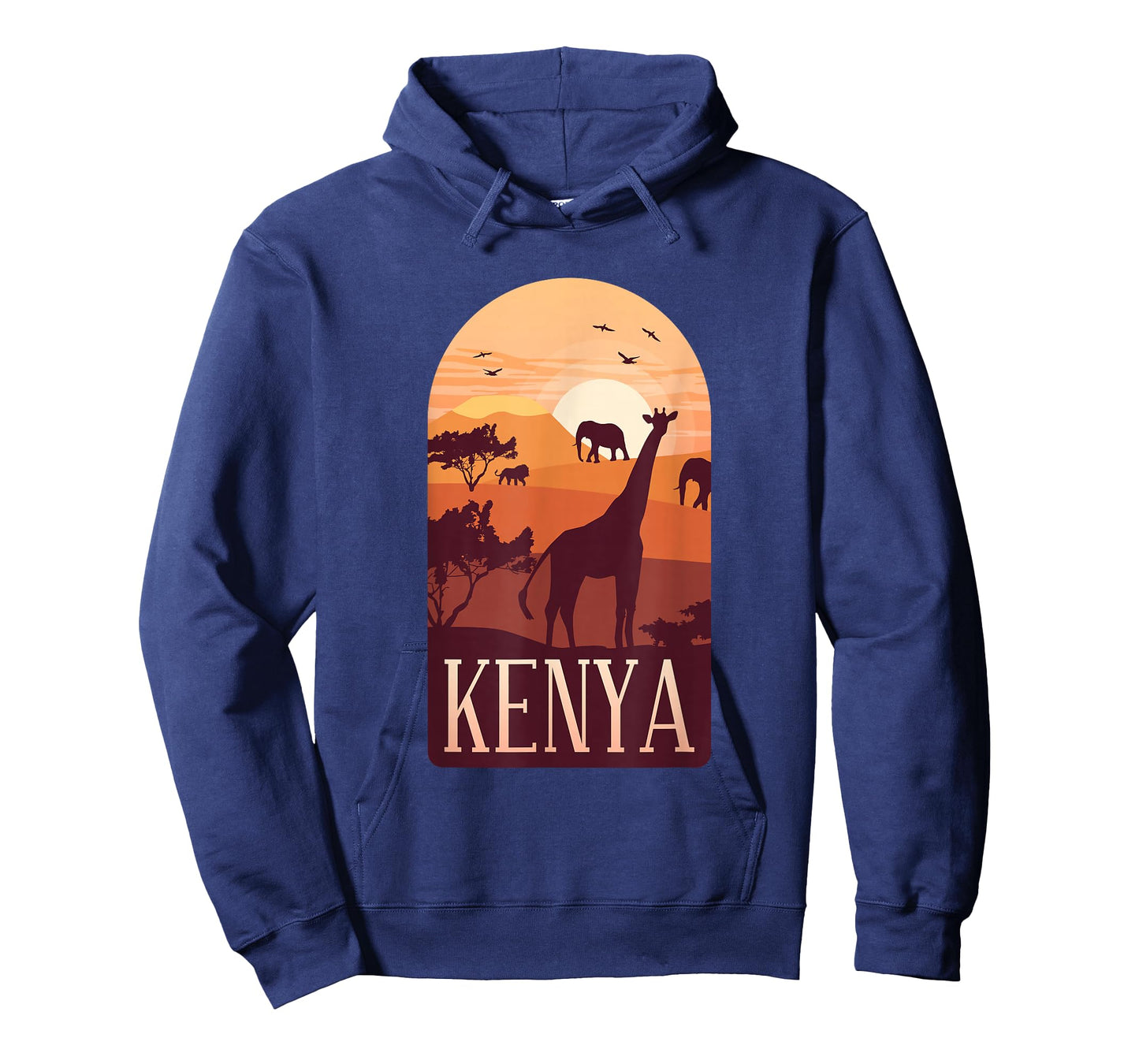Kenya Love of Wilderness African Life Safari in Kenya Retro T-Shirt