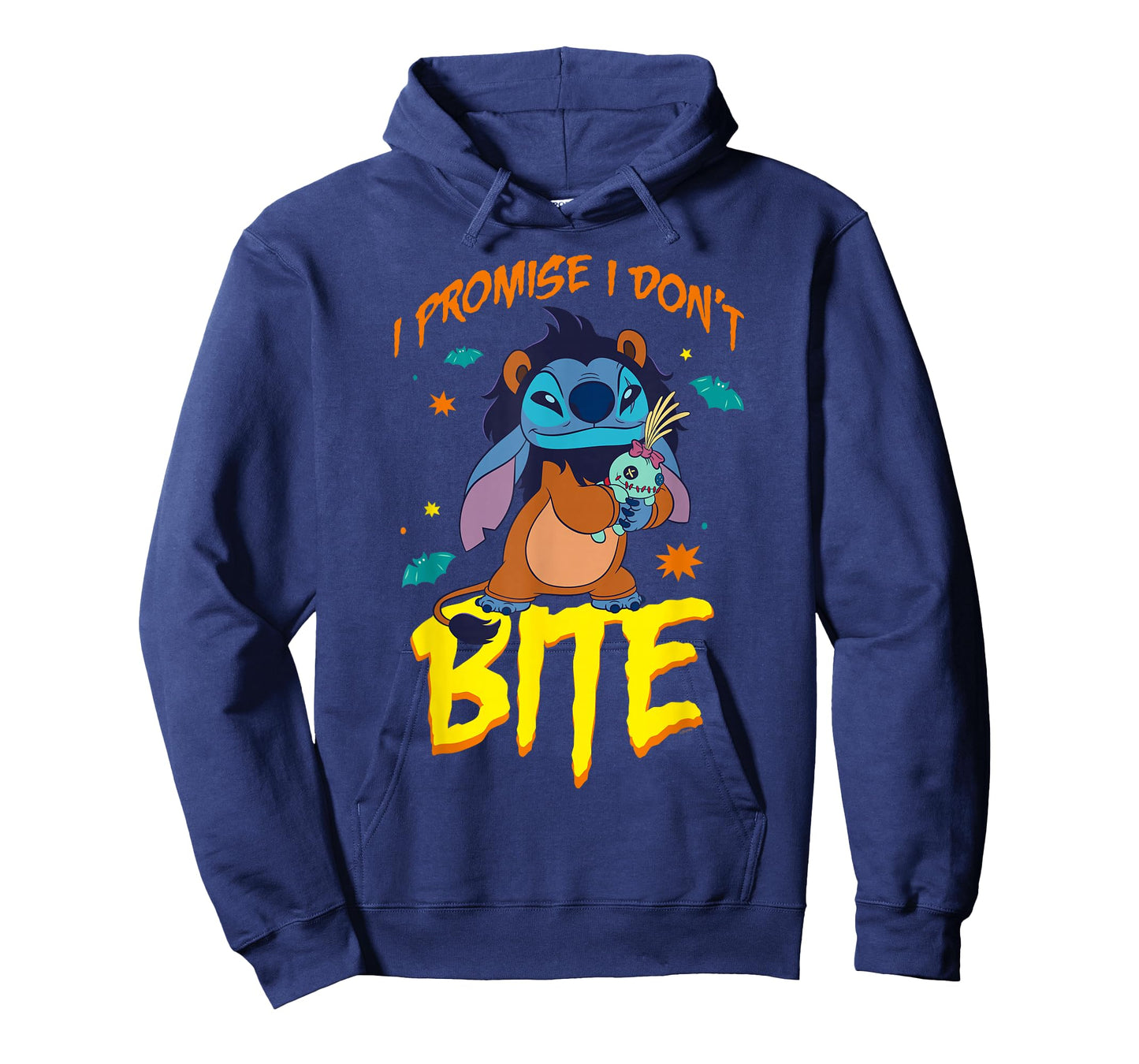 Disney Stitch Scar Costume I Promise I Don't Bite Halloween T-Shirt
