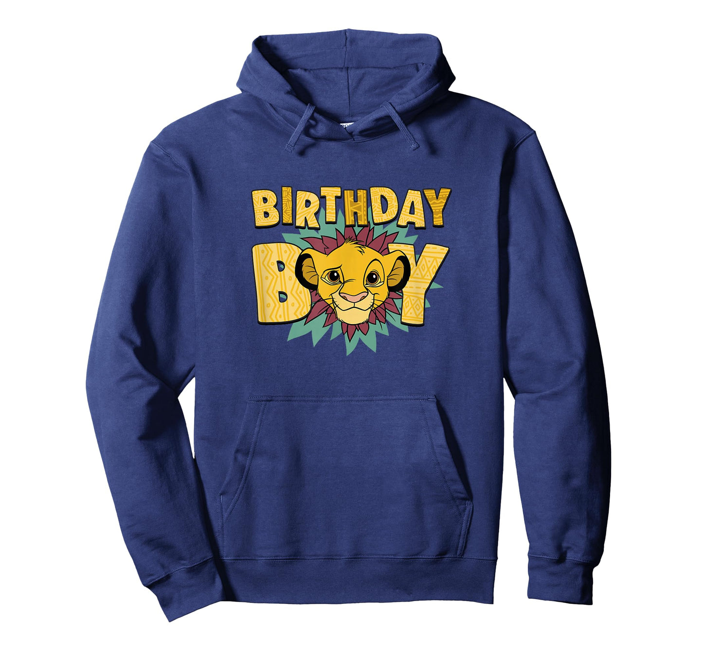 Disney The Lion King Birthday Boy Simba Big Face Chest Logo T-Shirt